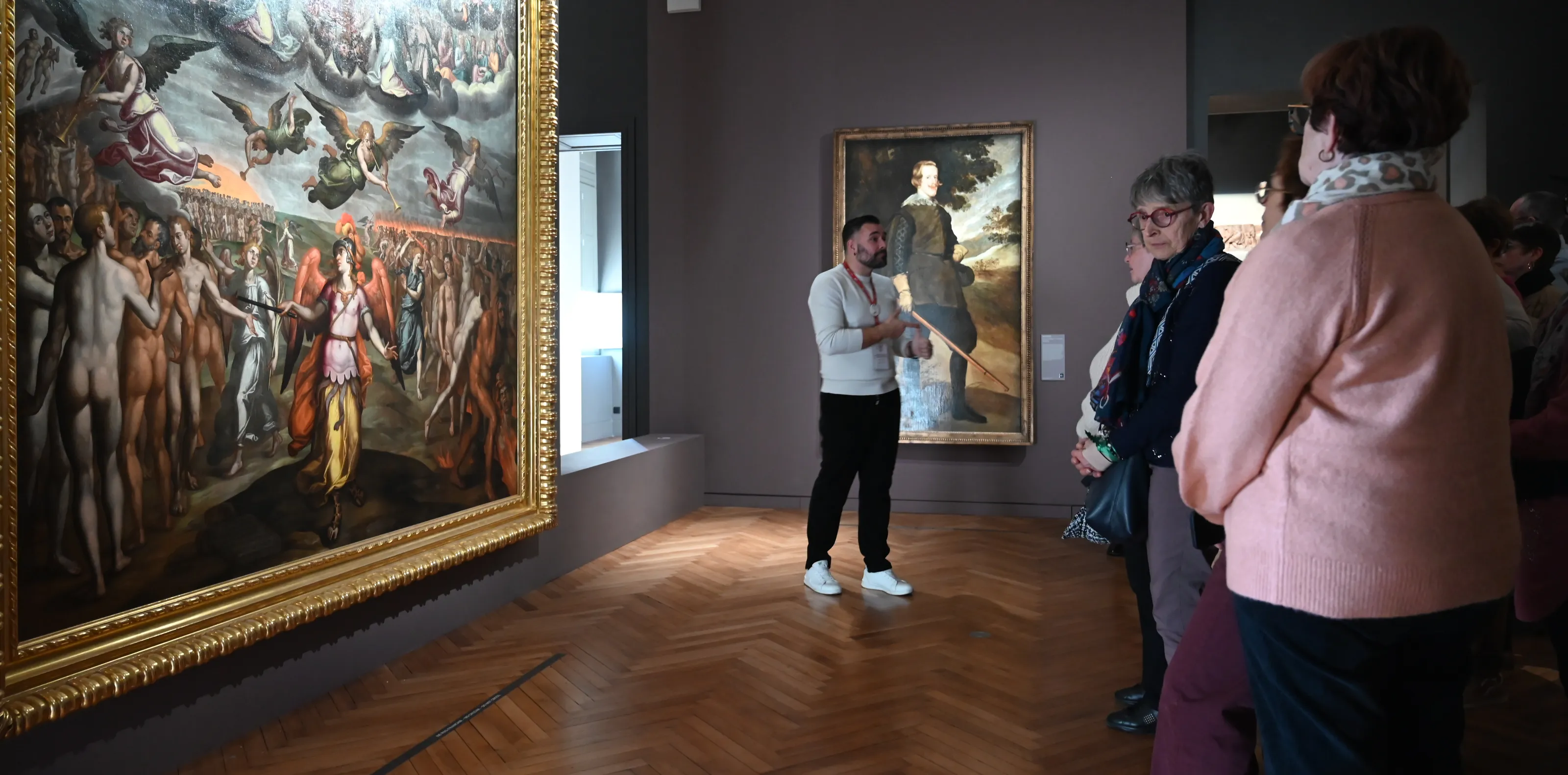 People Visiting a Museum
