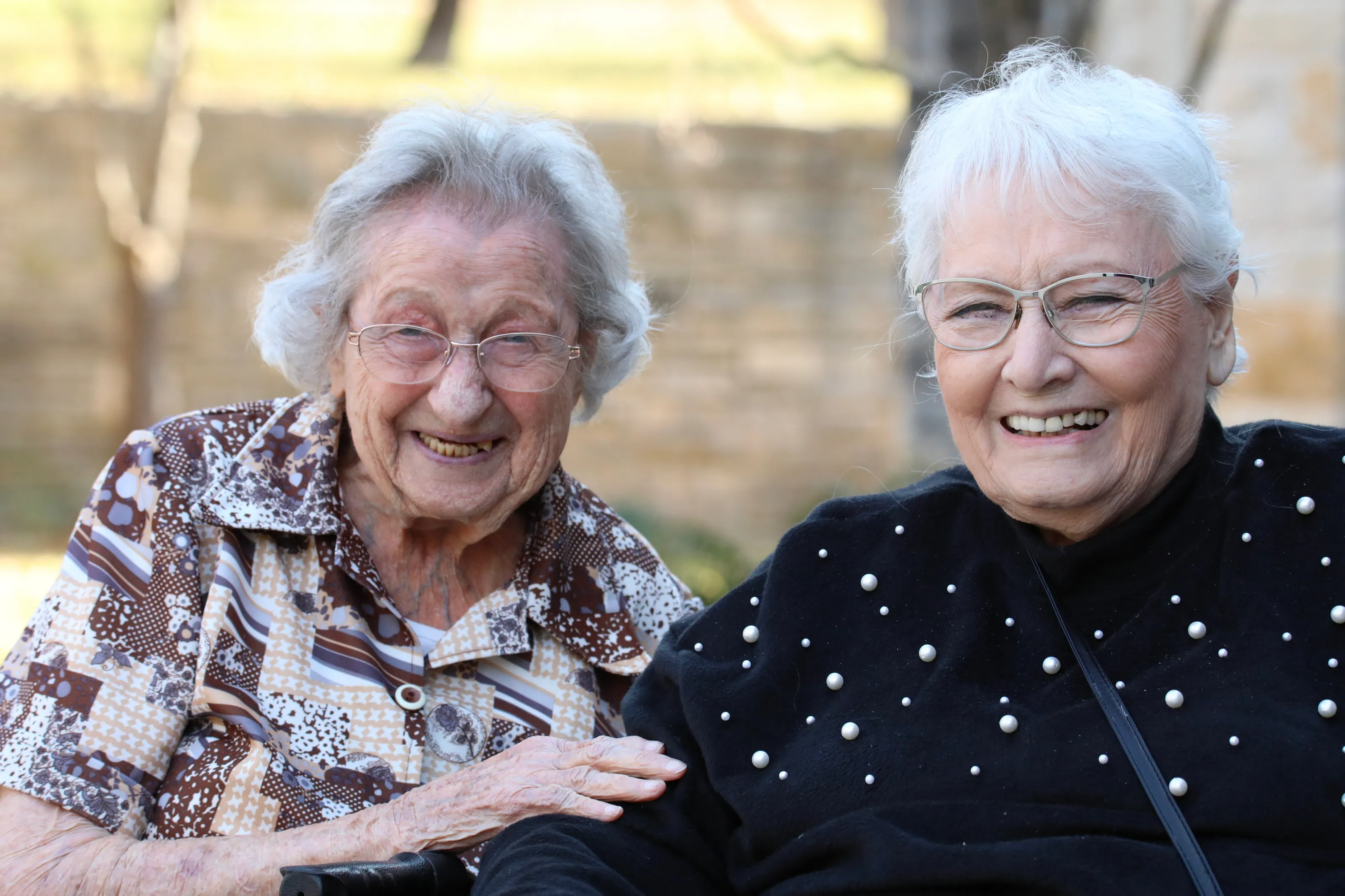 My 90-year old grandmother and her 96-year old aunt