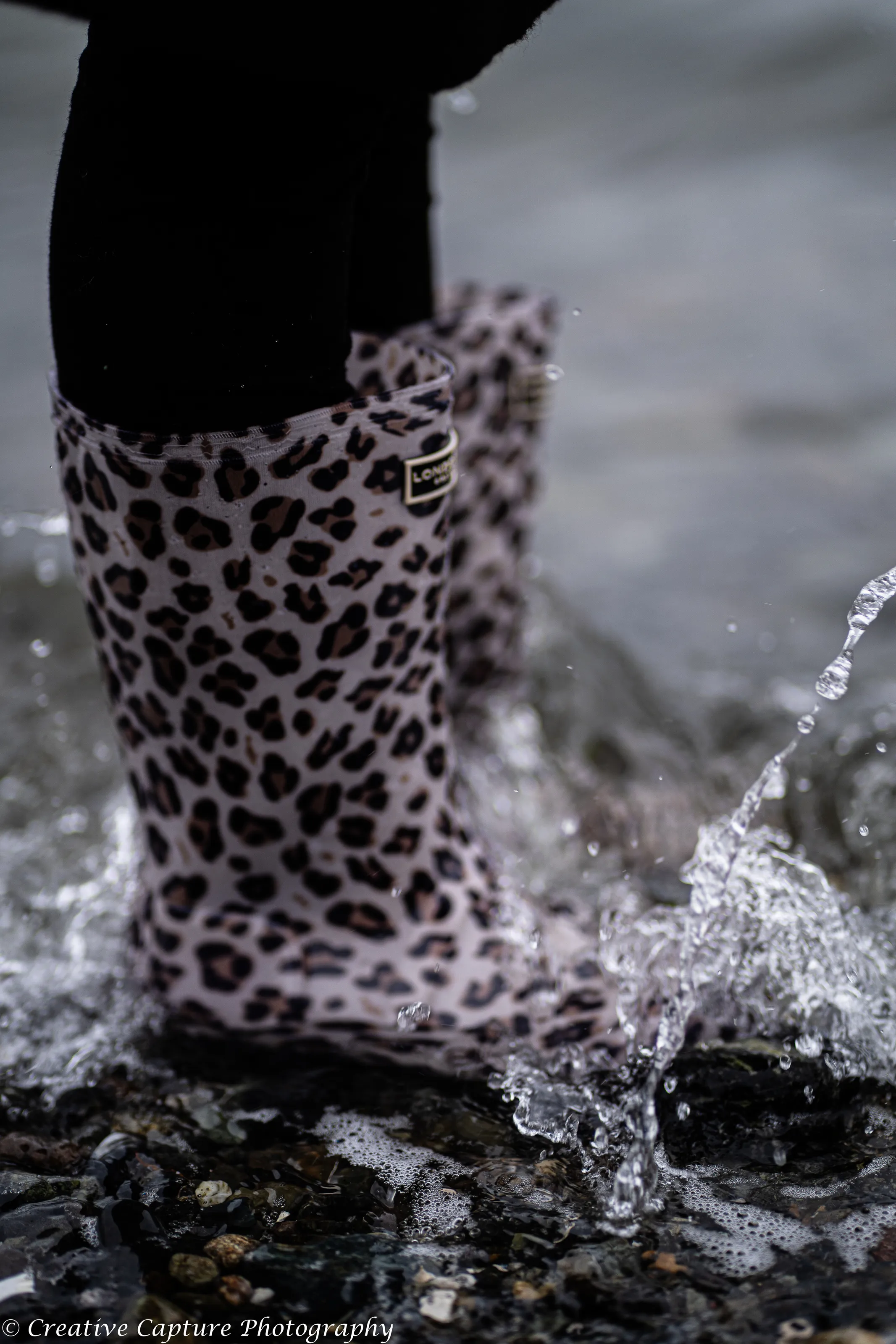 Boots in water