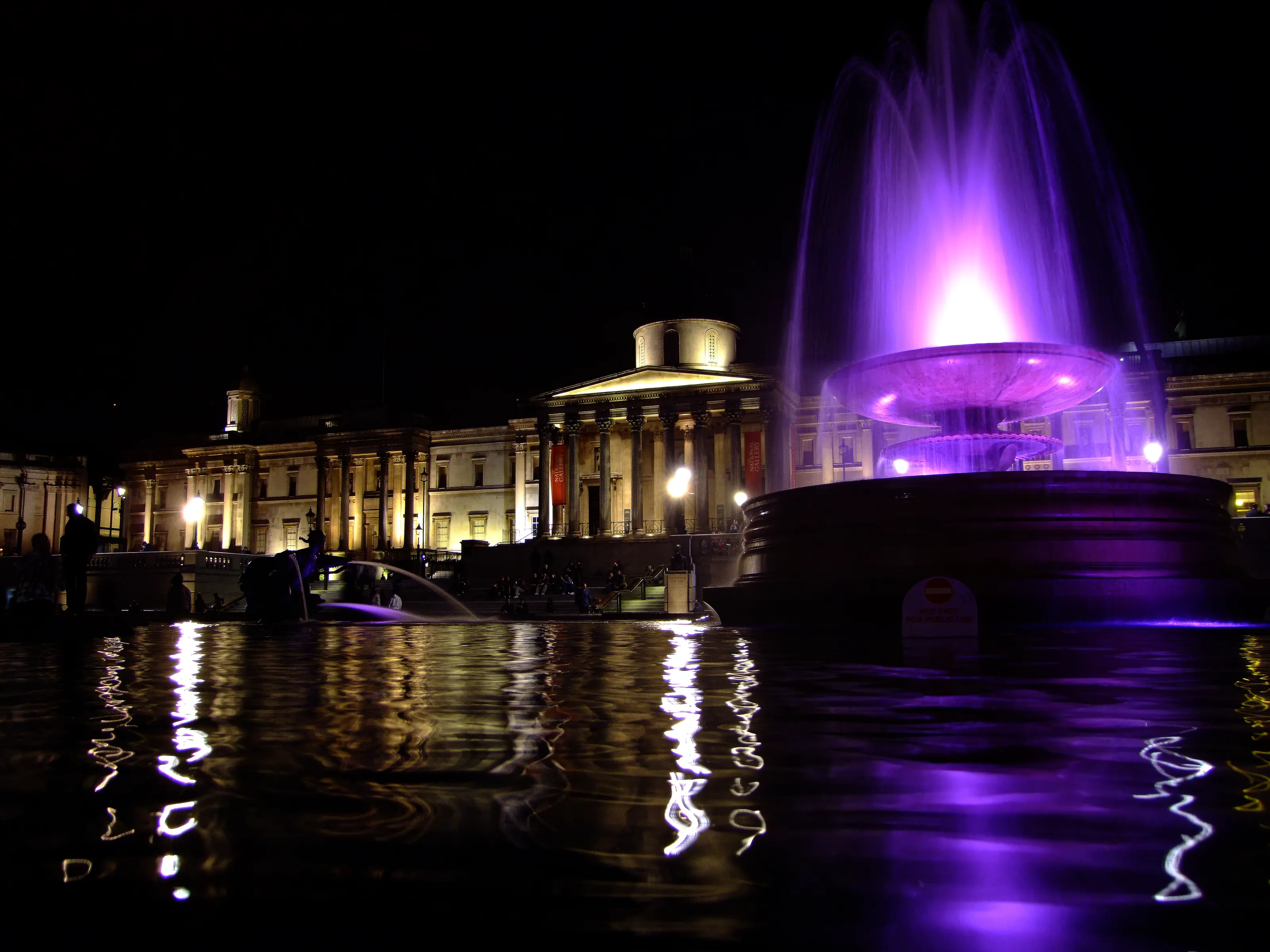London Landmarks at Night (in colour)