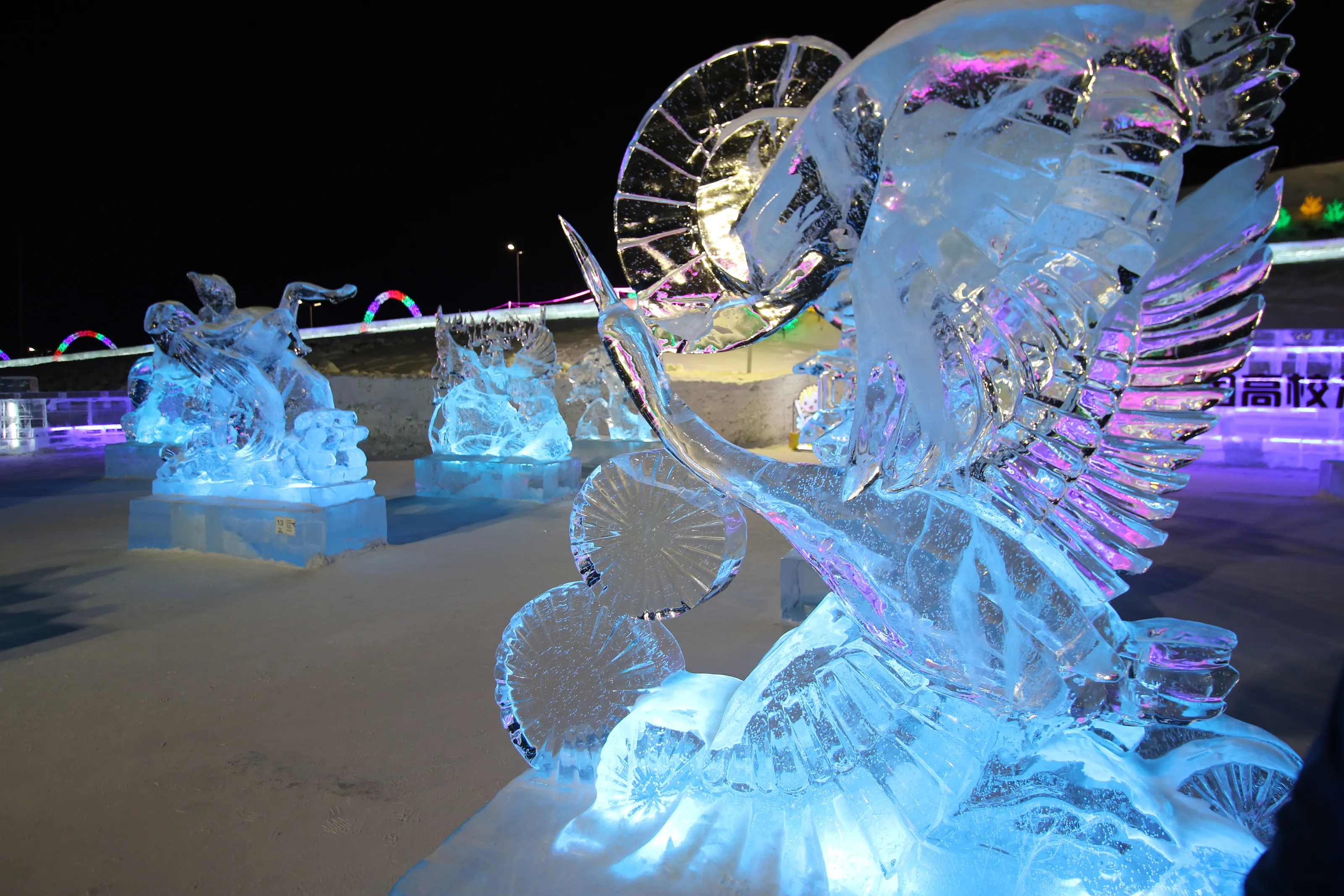 Manmade Ice Sculptures