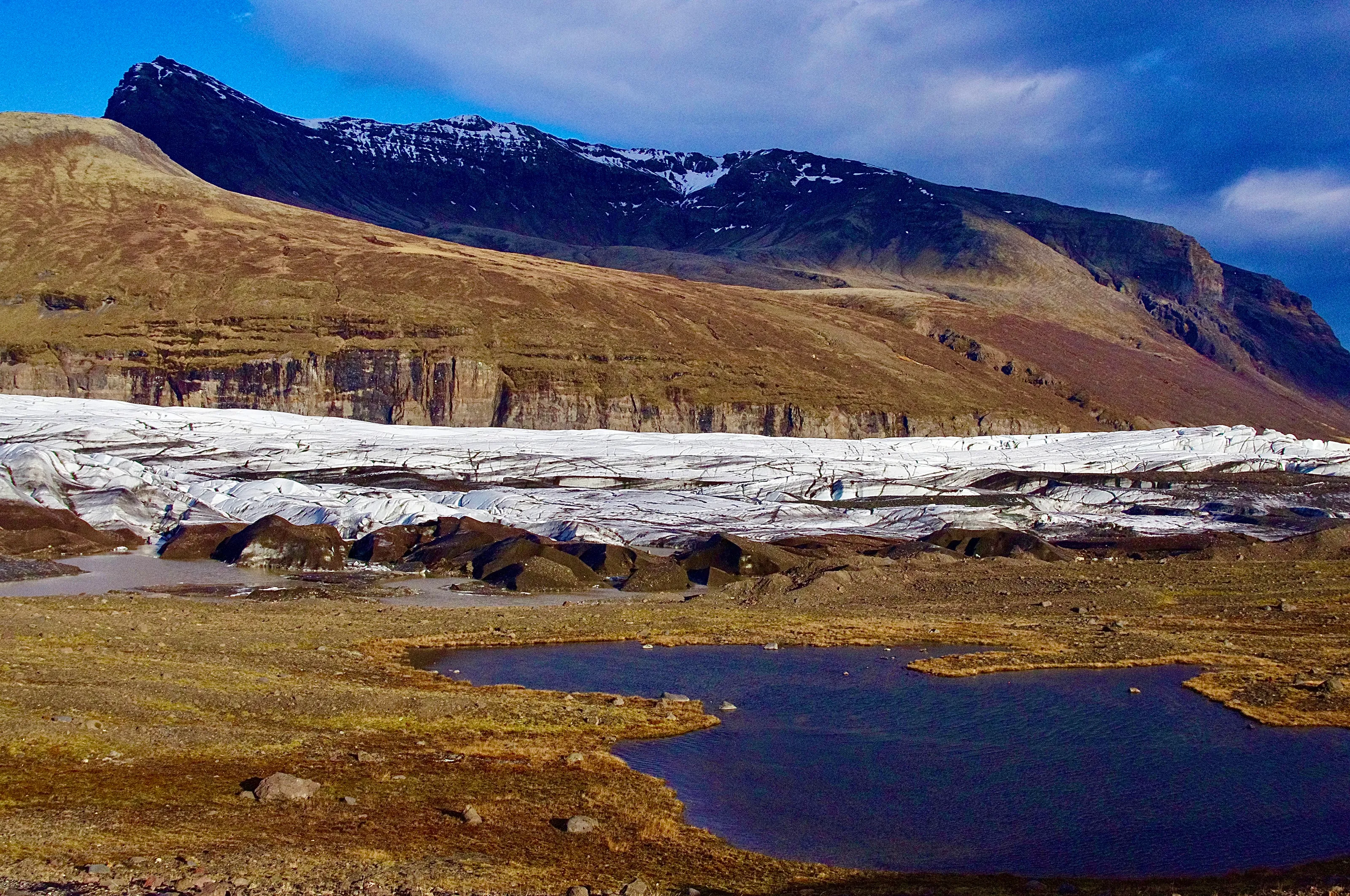 Icelandic Mountains and Glacier