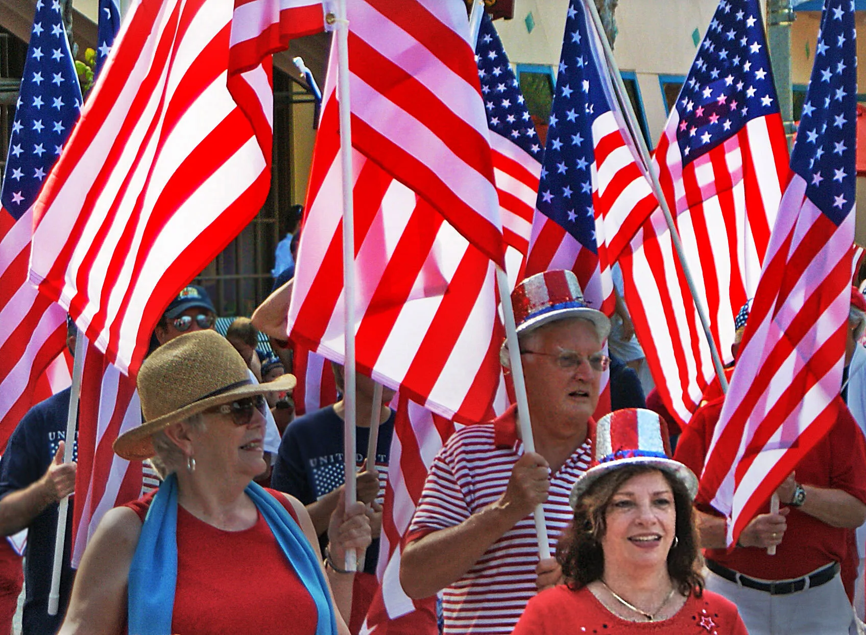 People Showing National Pride