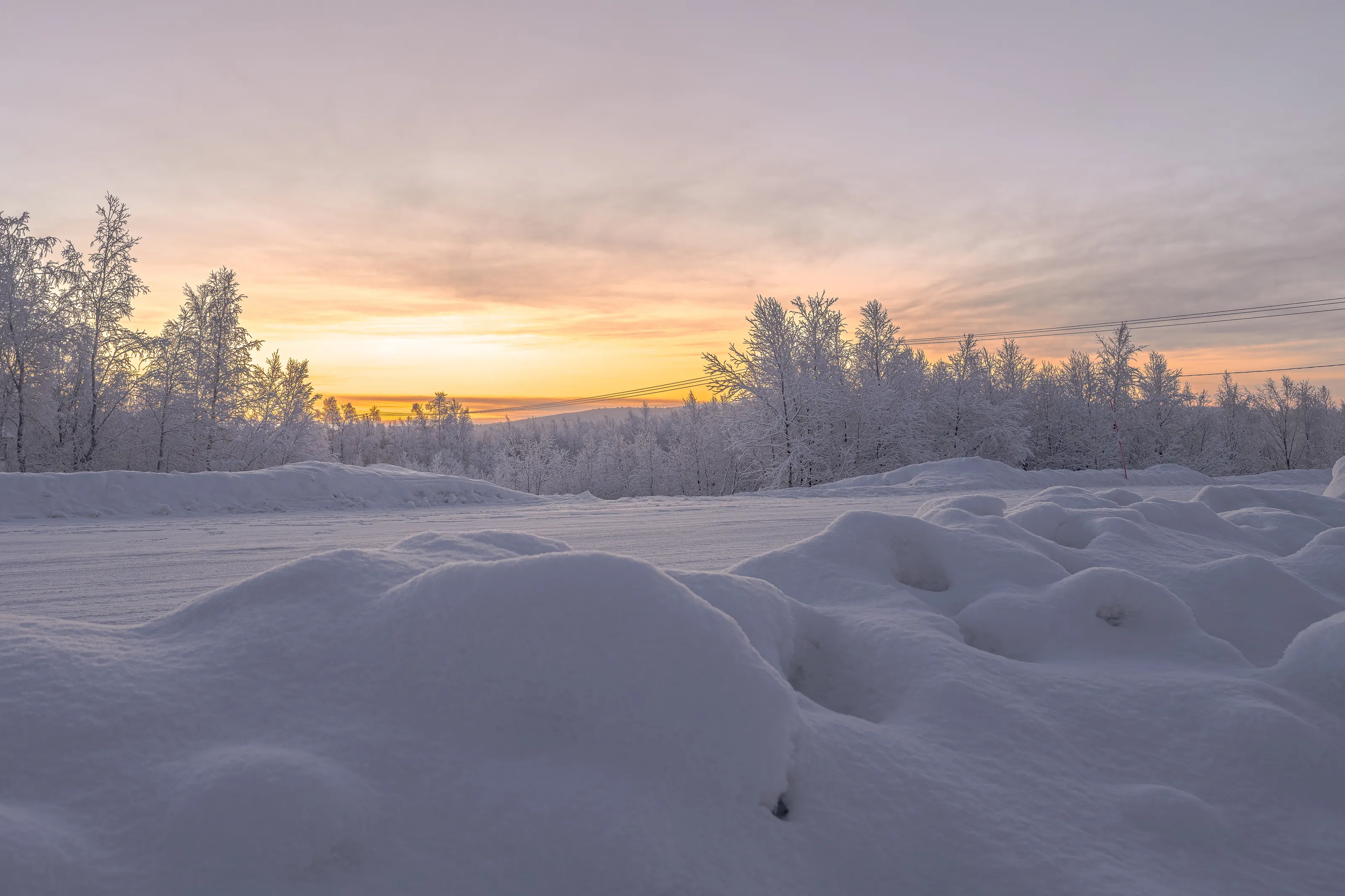 Sunrise in Karesuvanto