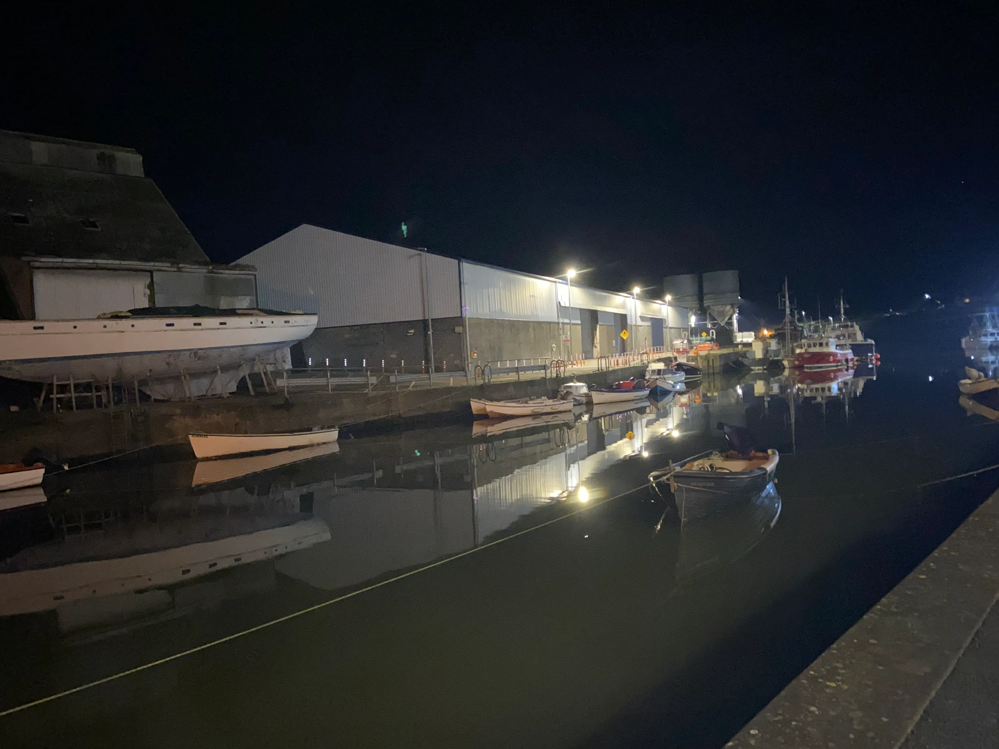 Night Wicklow Town South Quay  taken by Iphone 11