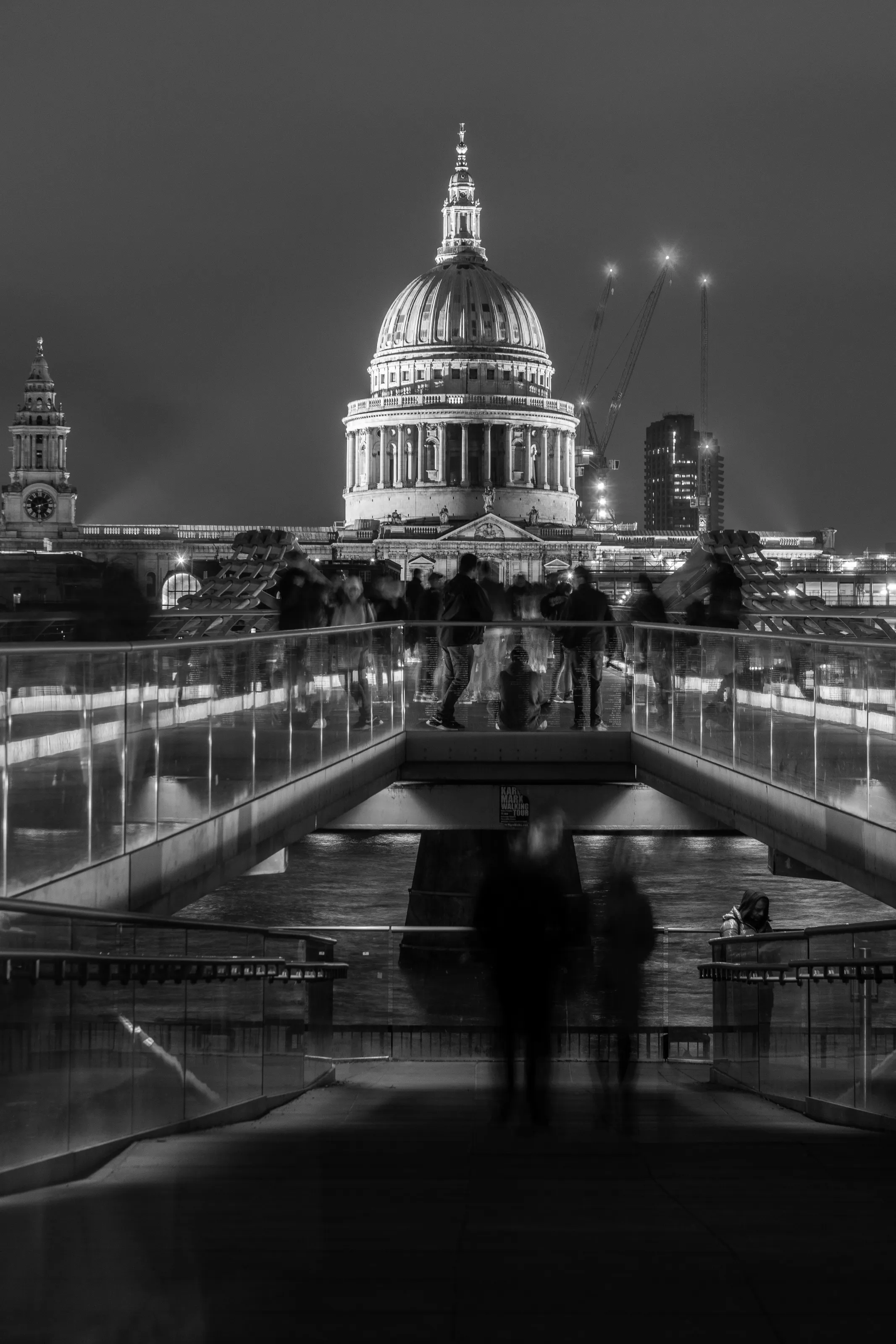 The bridge to St Paul's