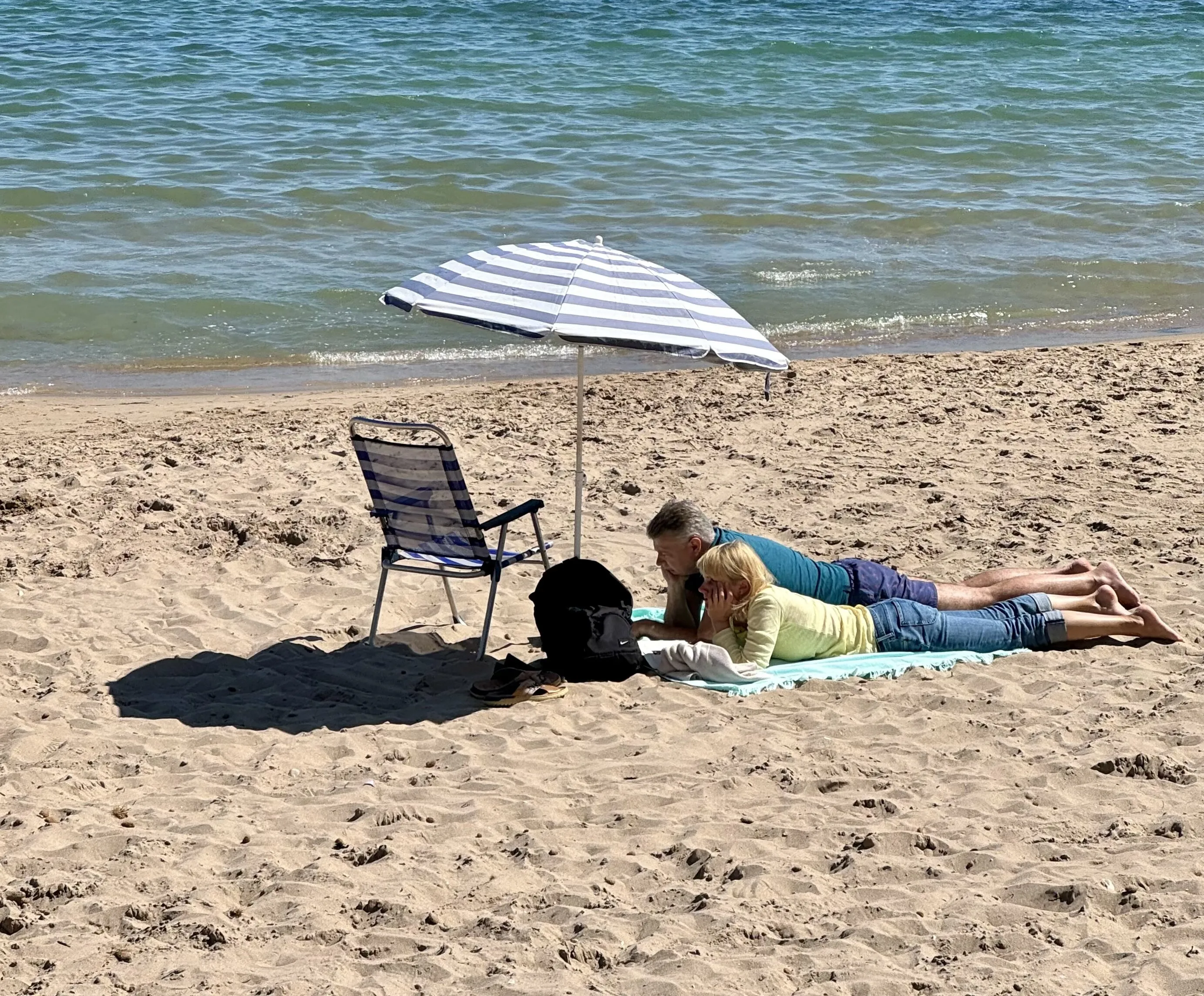 People Lying Down Outdoors