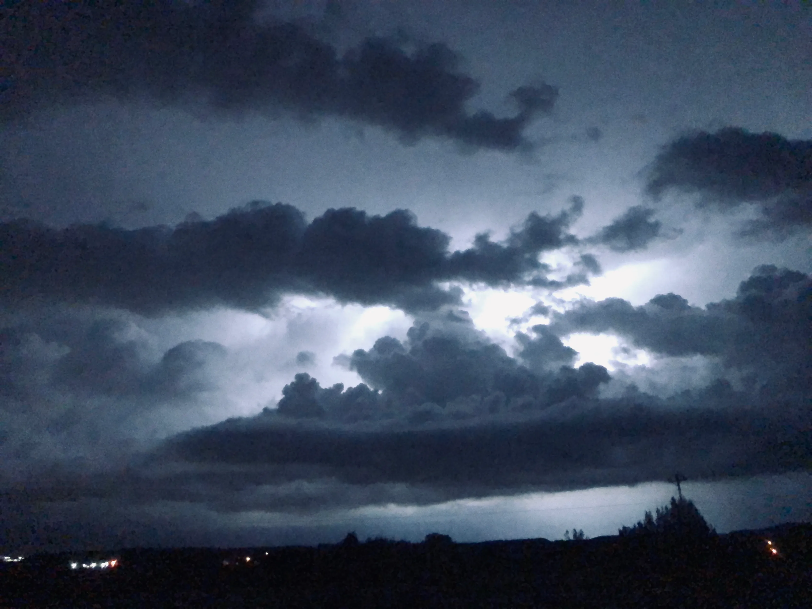 Lightening Show at Temple Canon