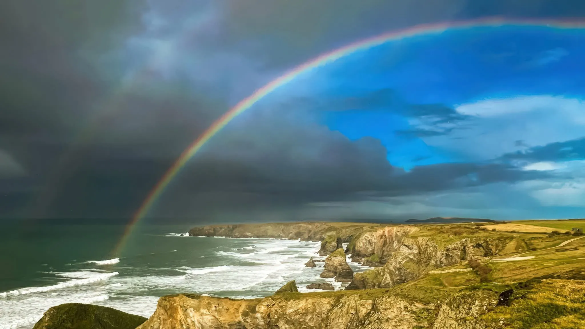 Where the ocean meets the sky and the colours come out to play