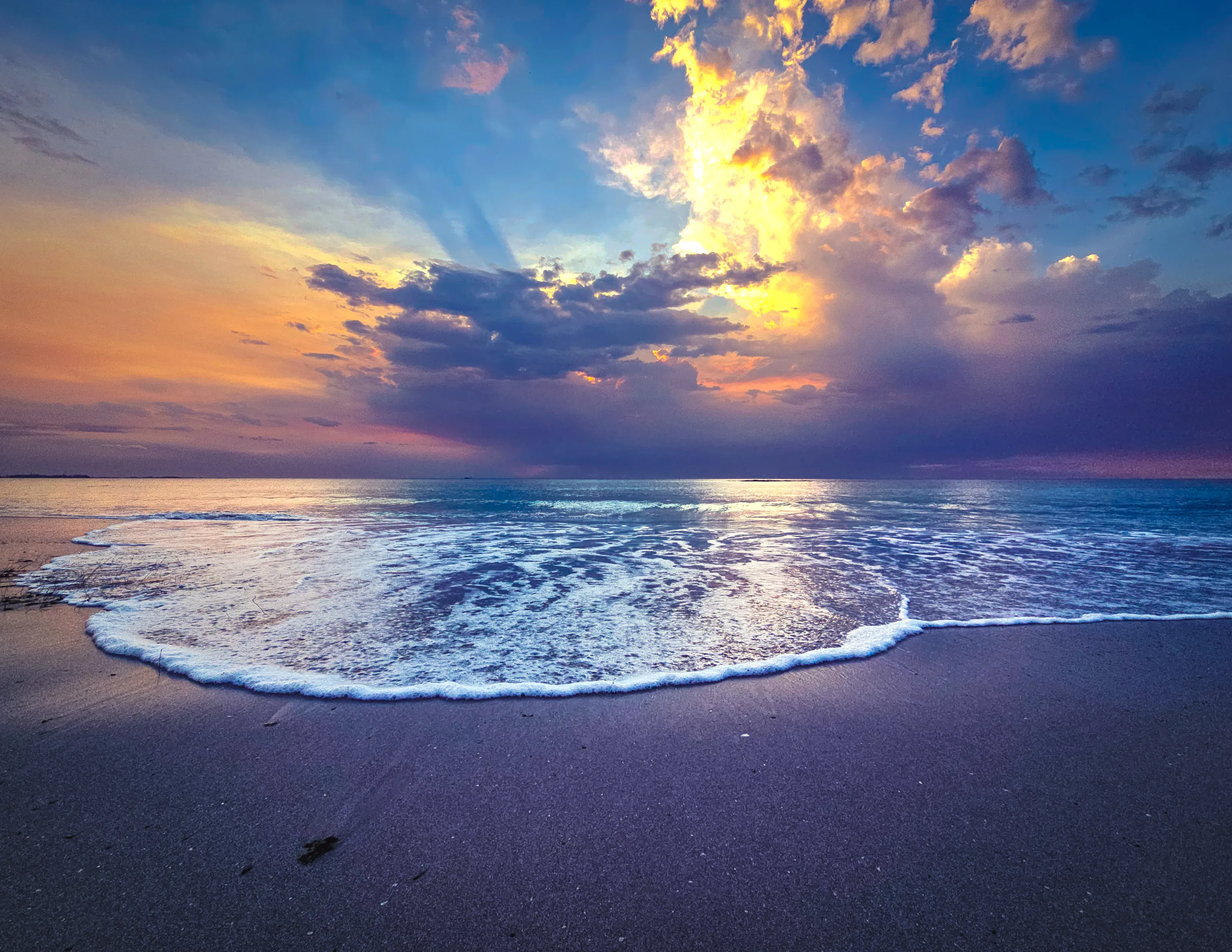 Storm sunset