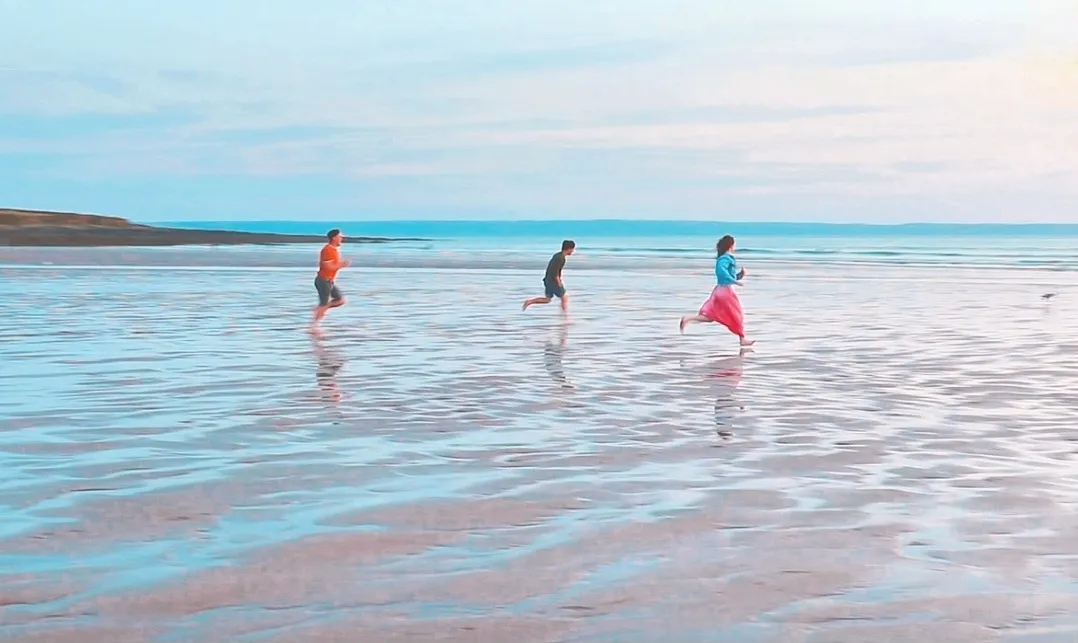 Family beach