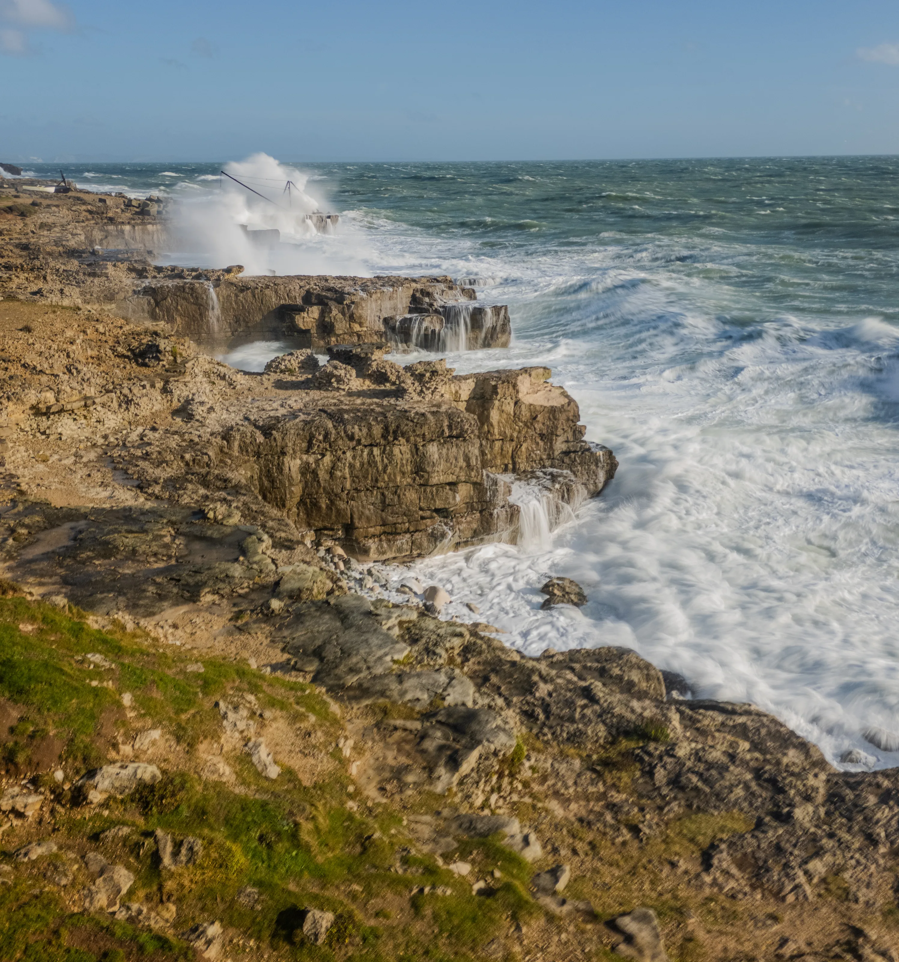Storm Ingrid strikes Portland Bill