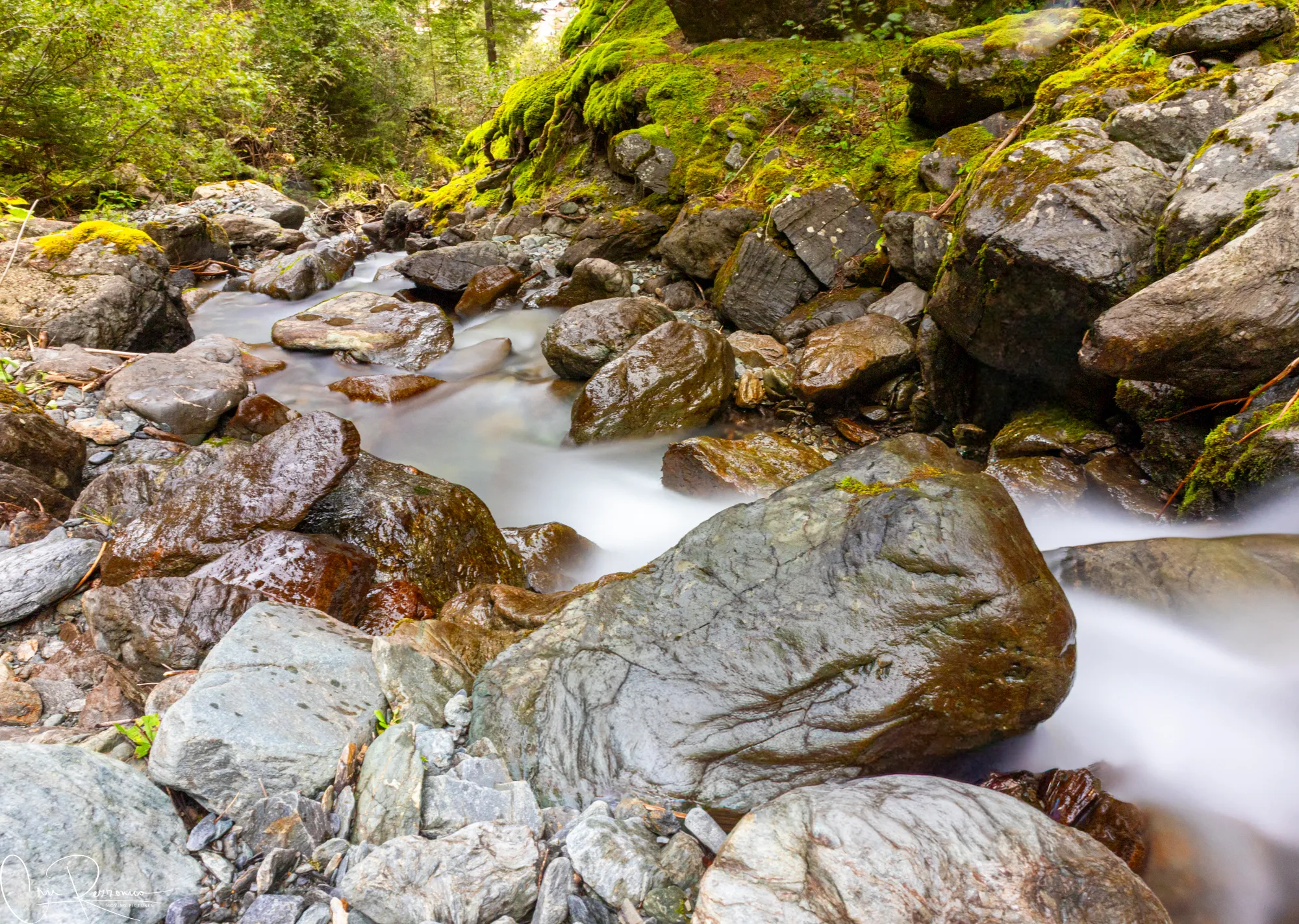 A mountain stream.