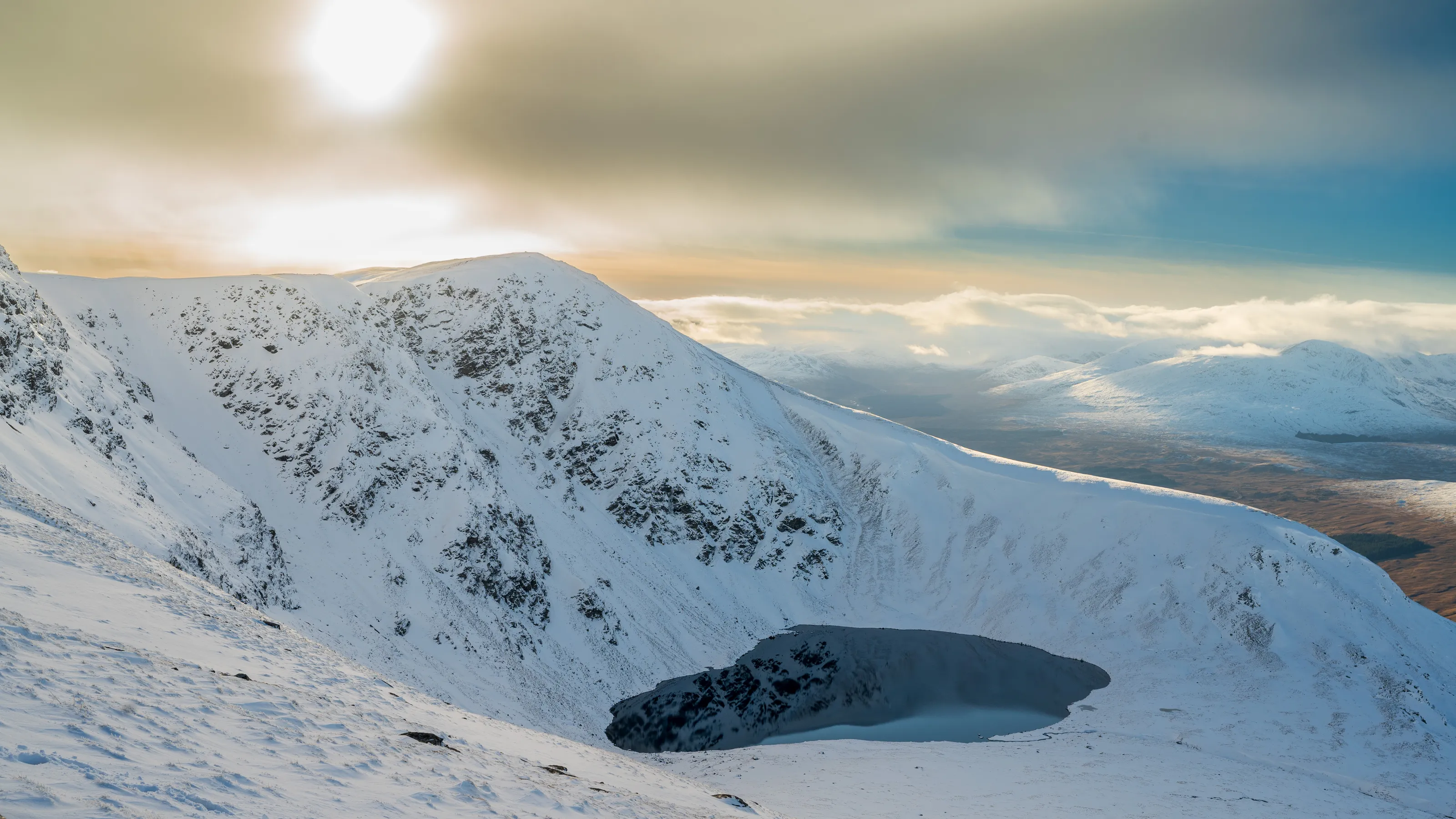 Apricity on Beinn a' Chreachain