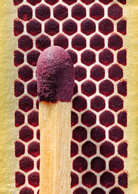 • Match on striking surface — close-up — 1 •