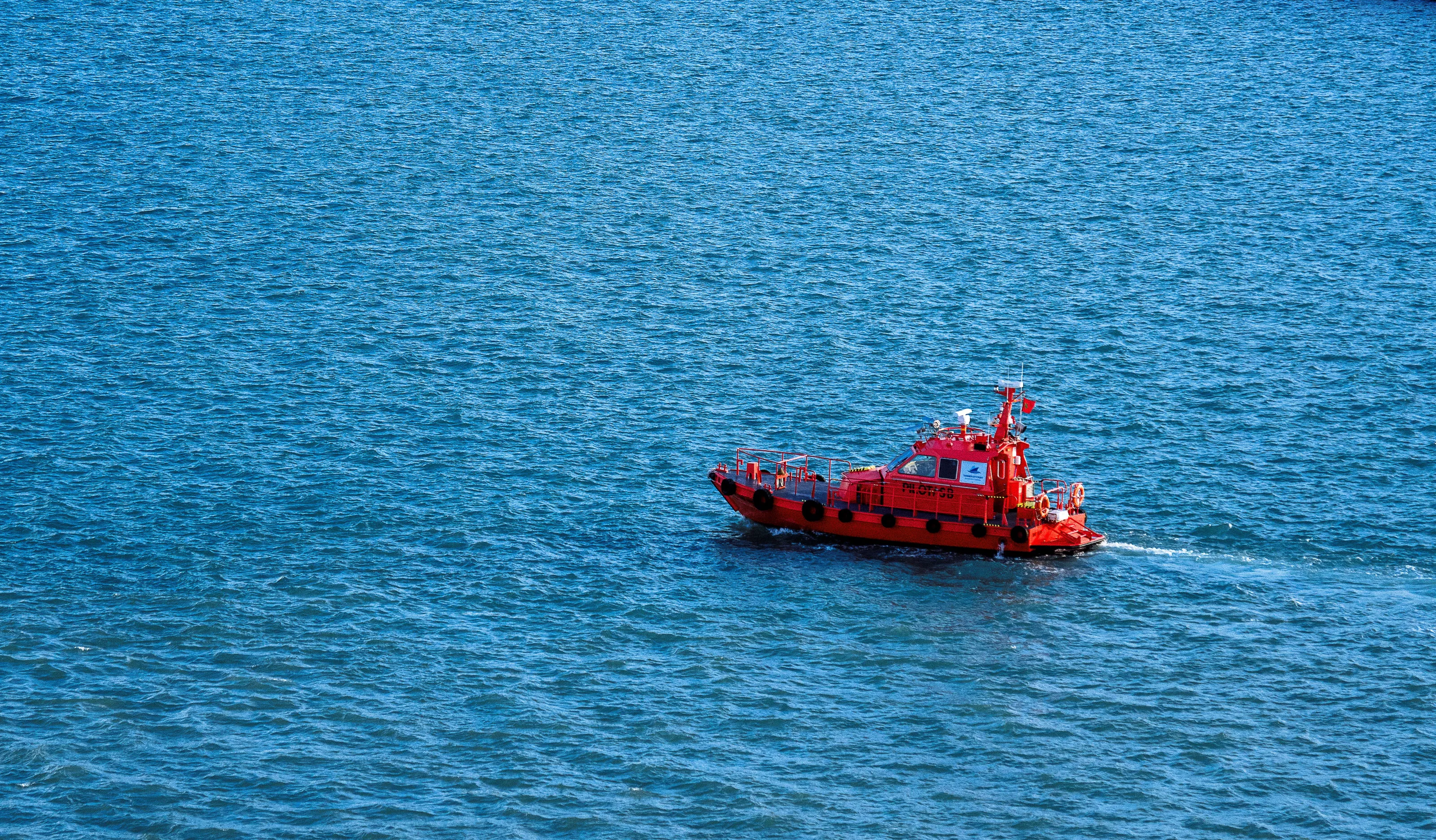 Red Pilot Boat