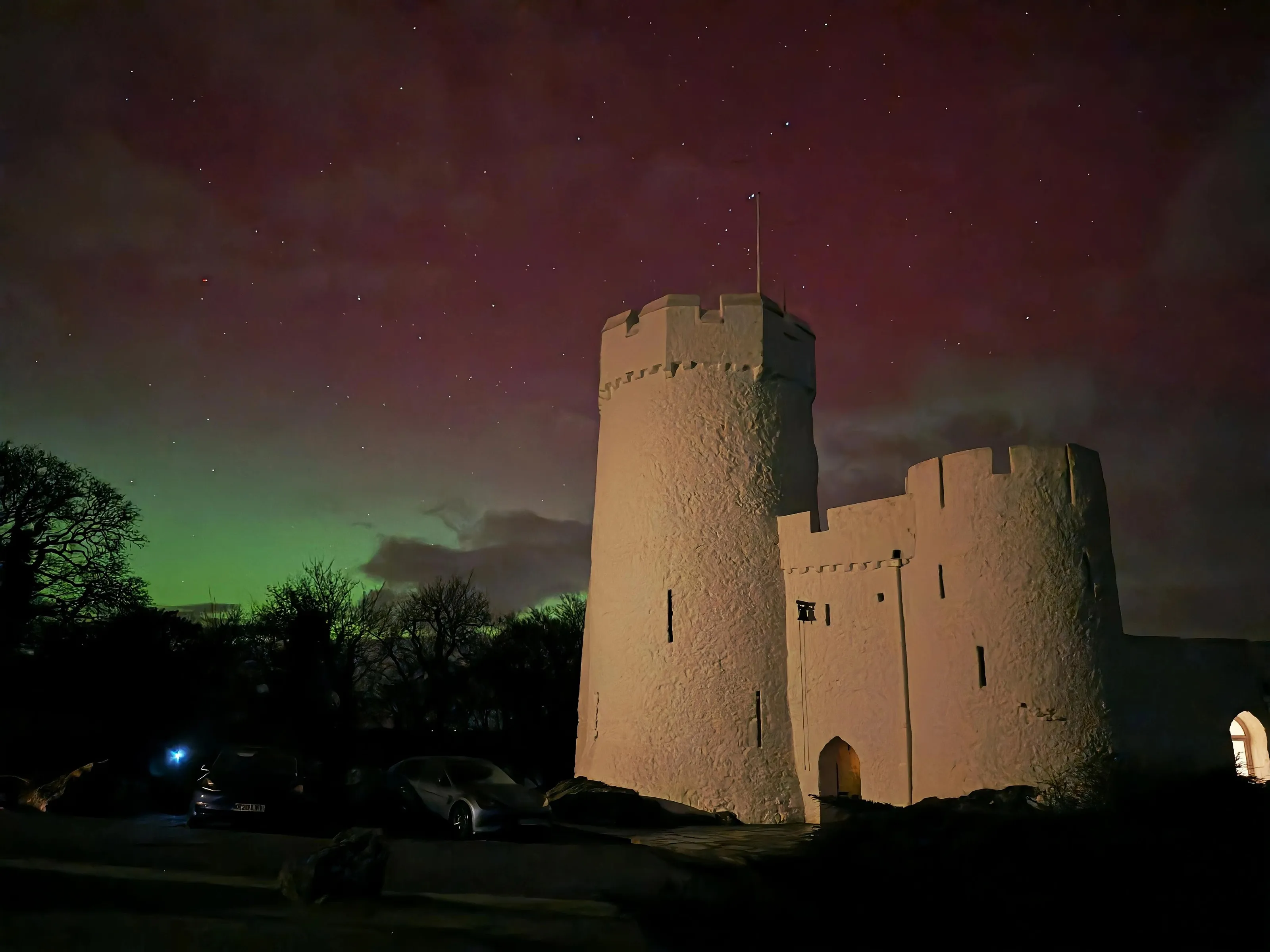 Castle and the Northern Lights