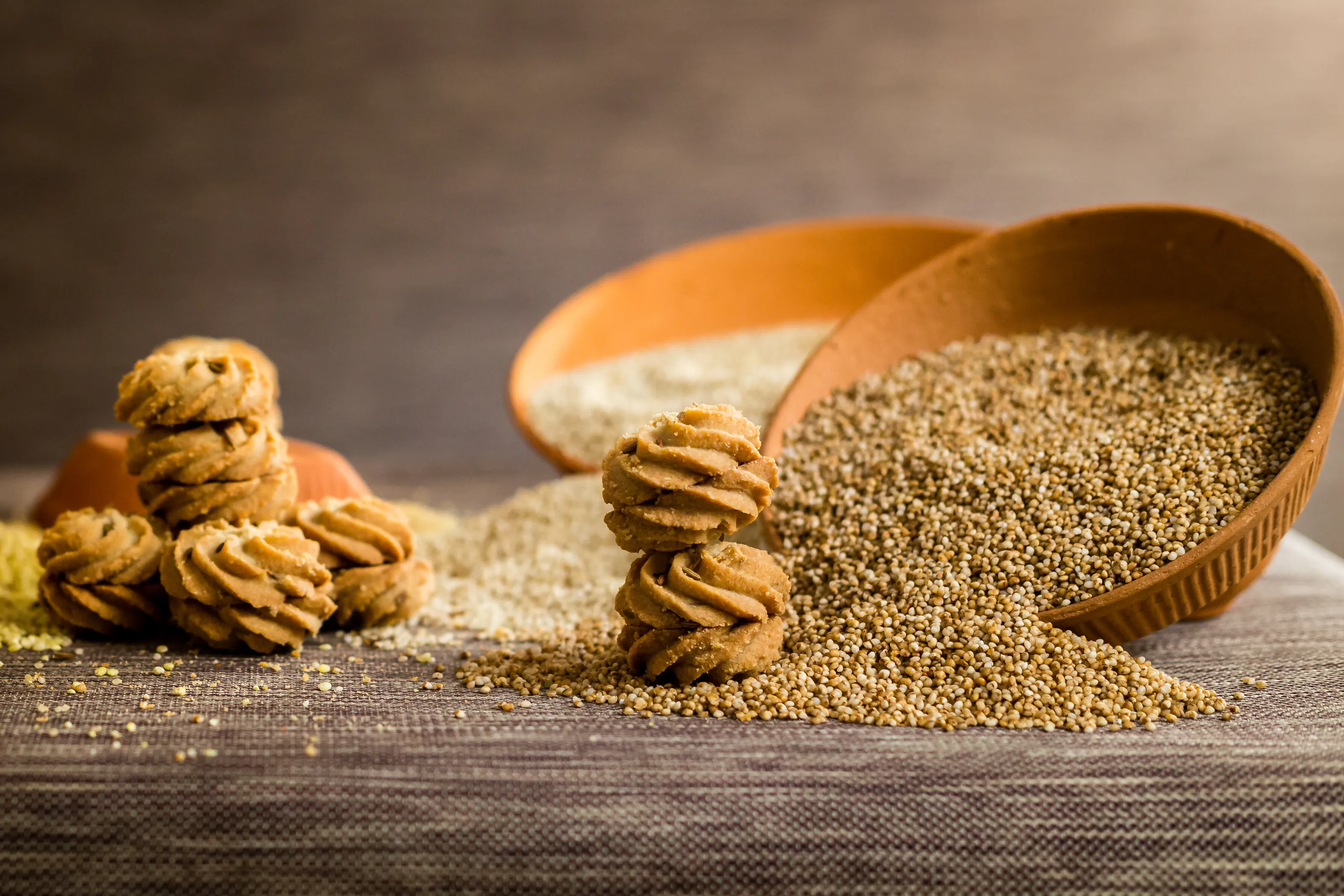 Rich millet biscuits