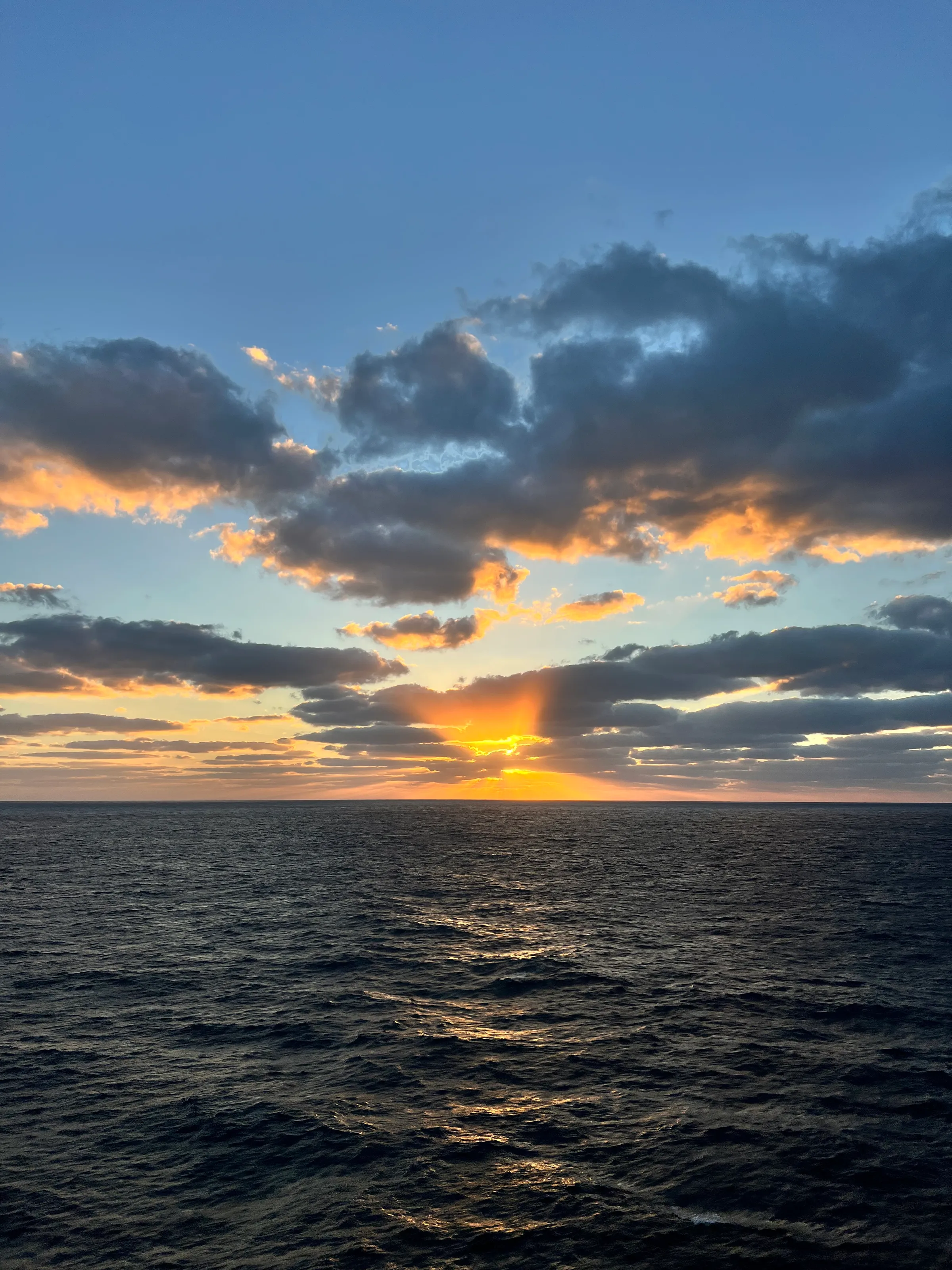 Sunset at Sea