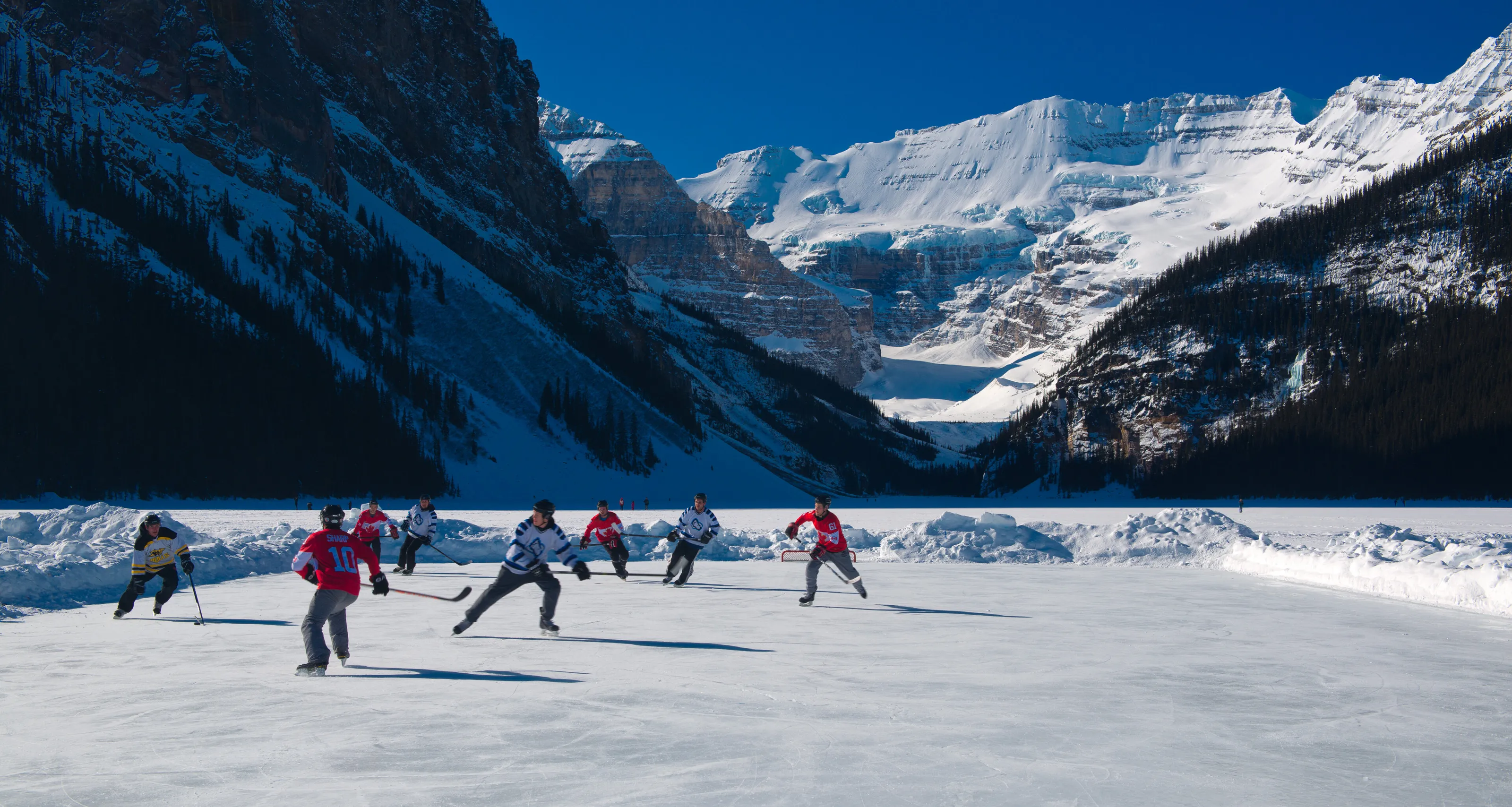 People Participating in Ice Sports