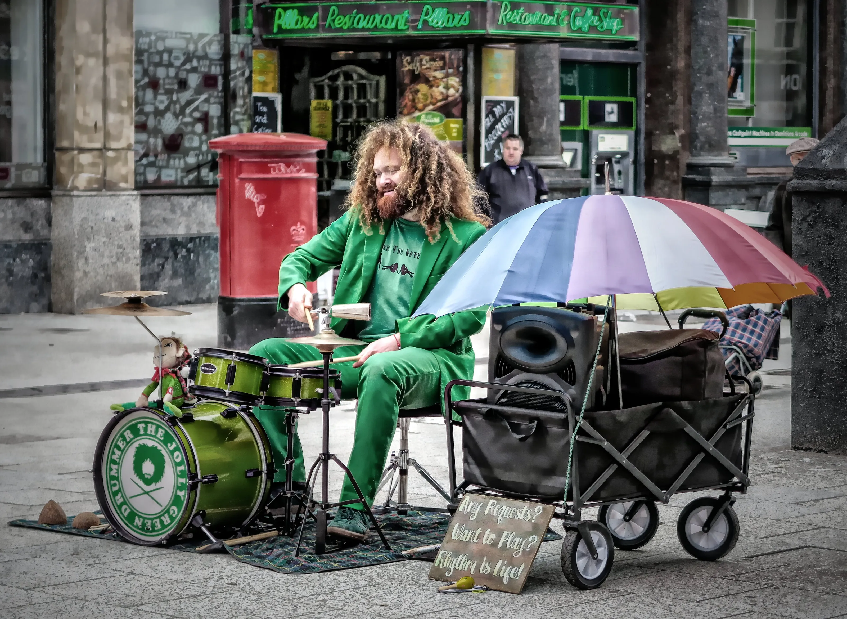 People Playing the Drums
