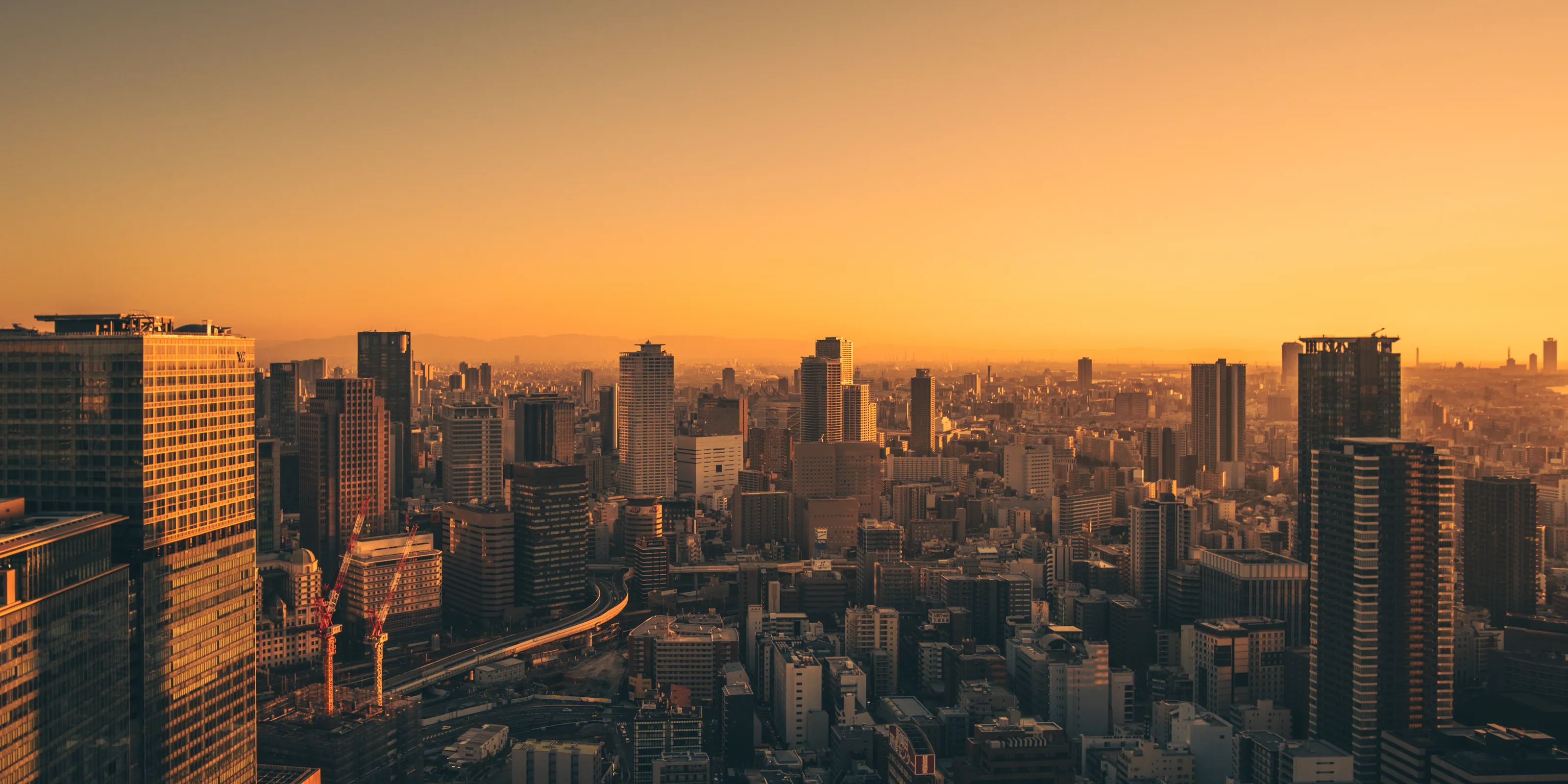 Osaka sunset vibe