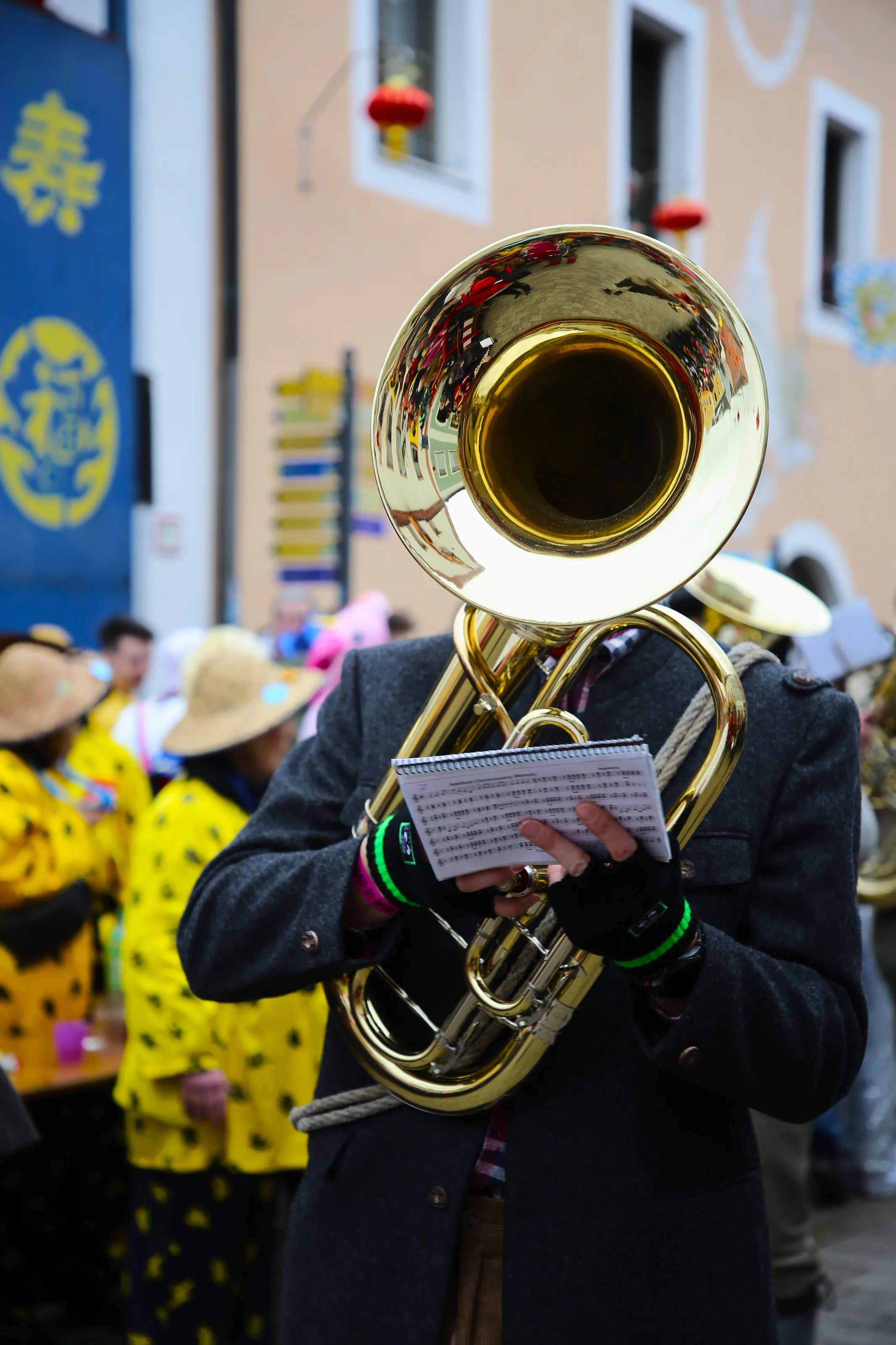 Euphonium Player at the Carnival