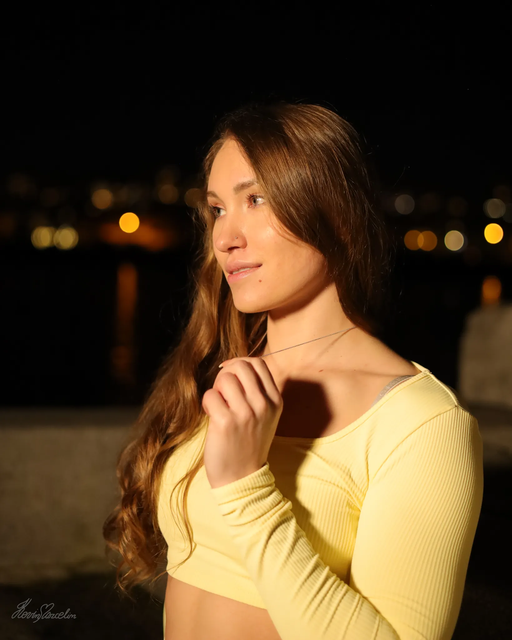 Girl with pendant