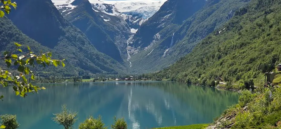 lake lovatnet, norway