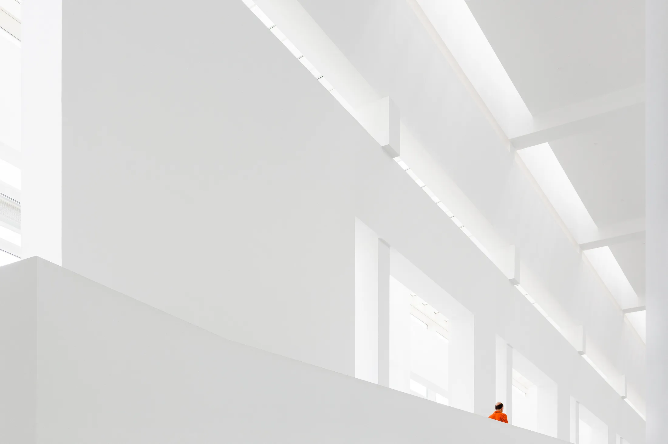 Barcelona Museum of Contemporary Art Interior.