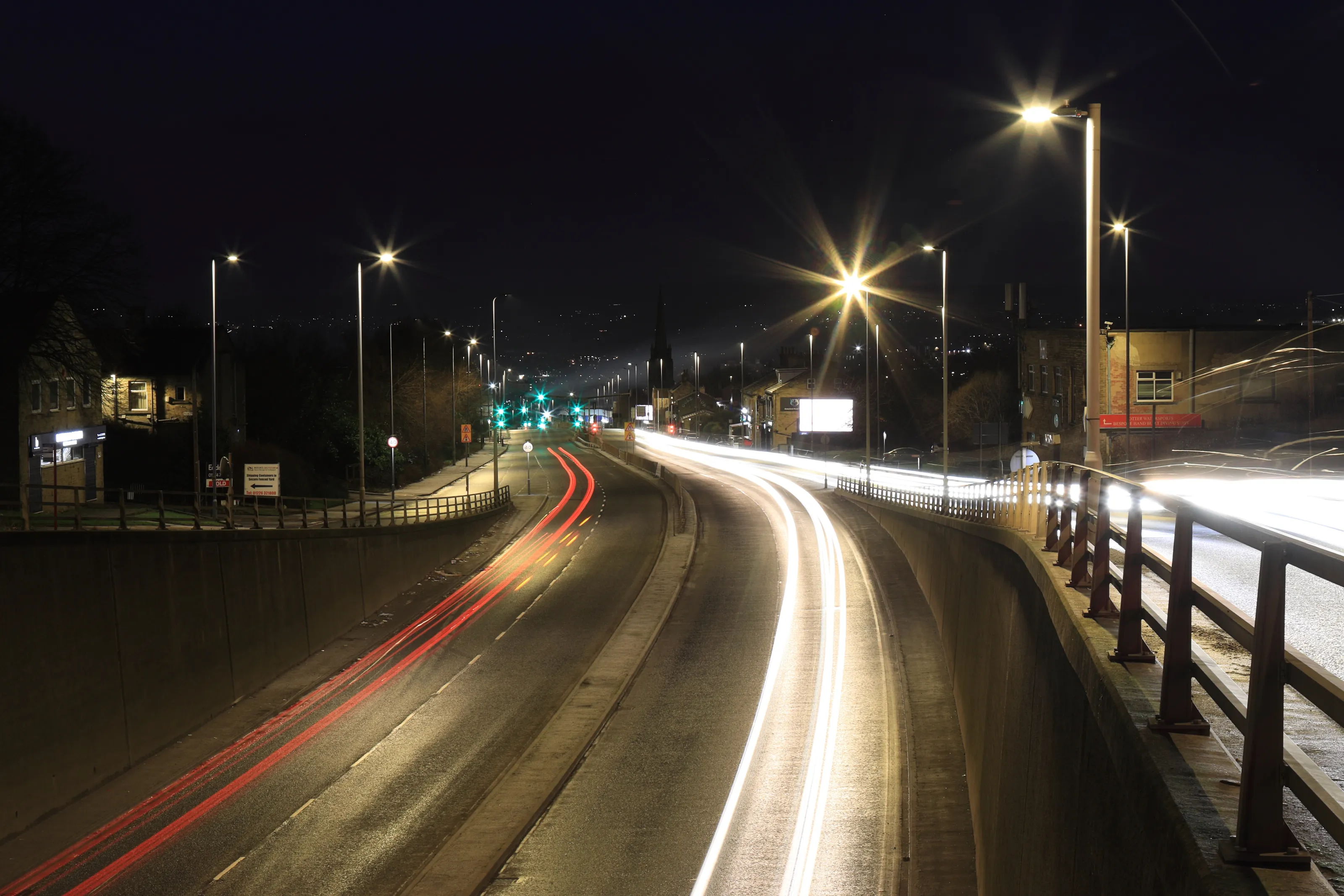 Light Trails at Night