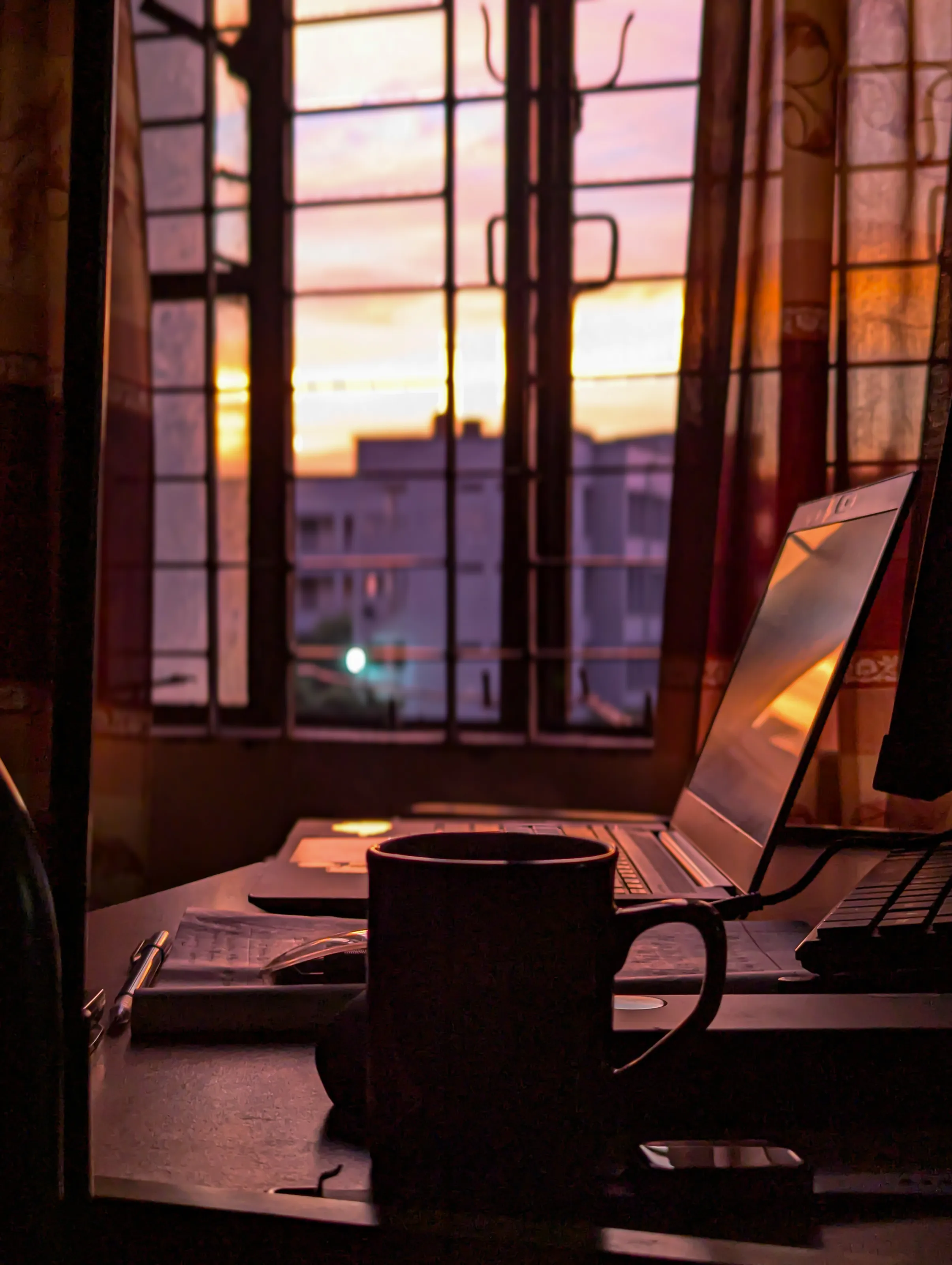 Coffee with Sunset