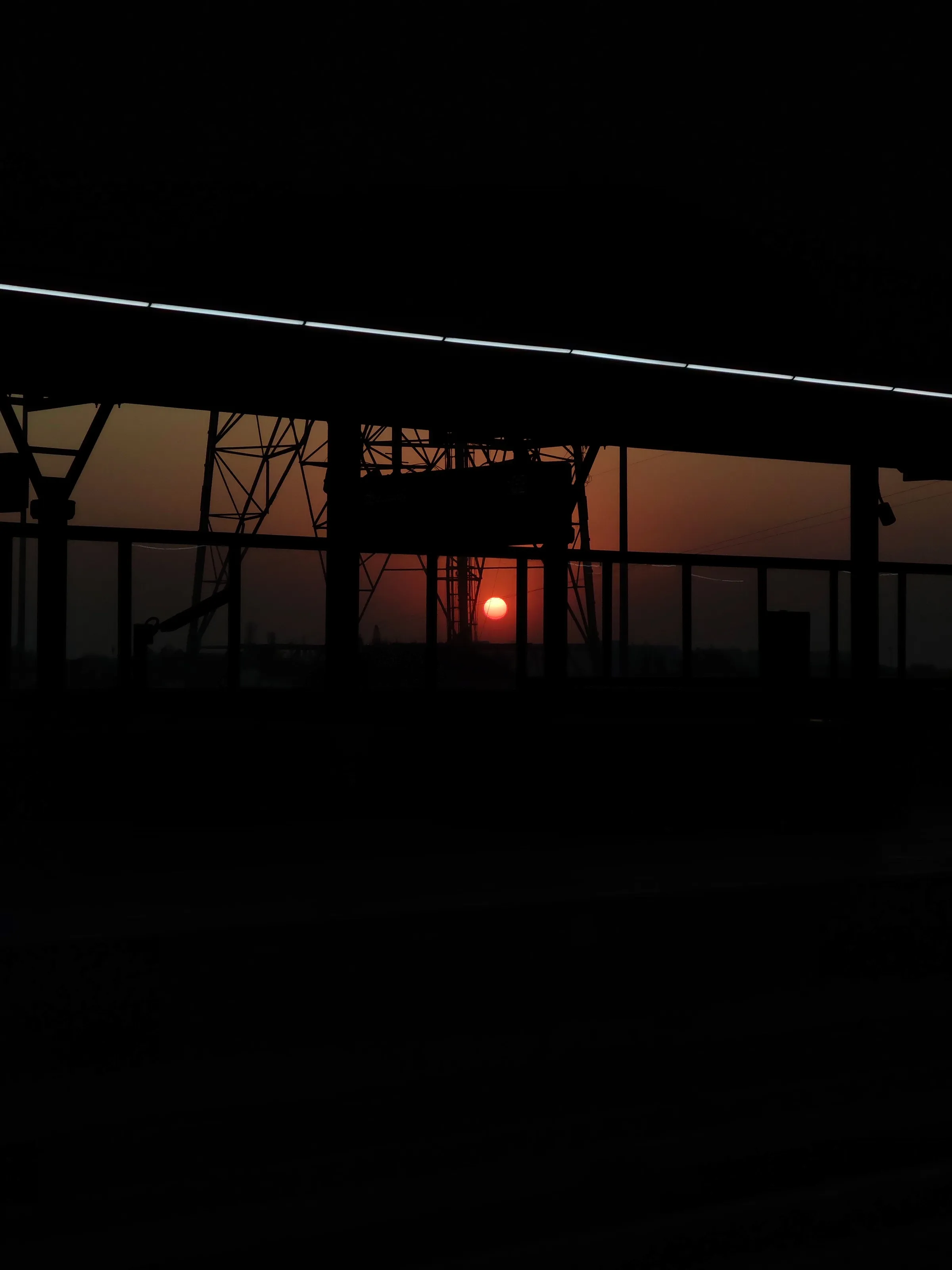 The Sun Within a Frame