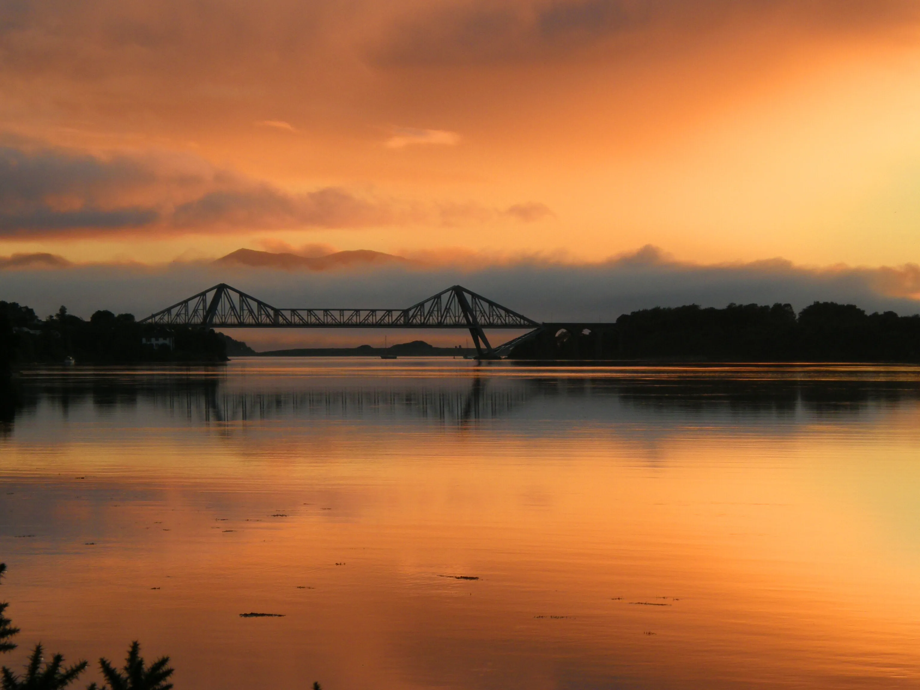 Road to Oban in Scotland