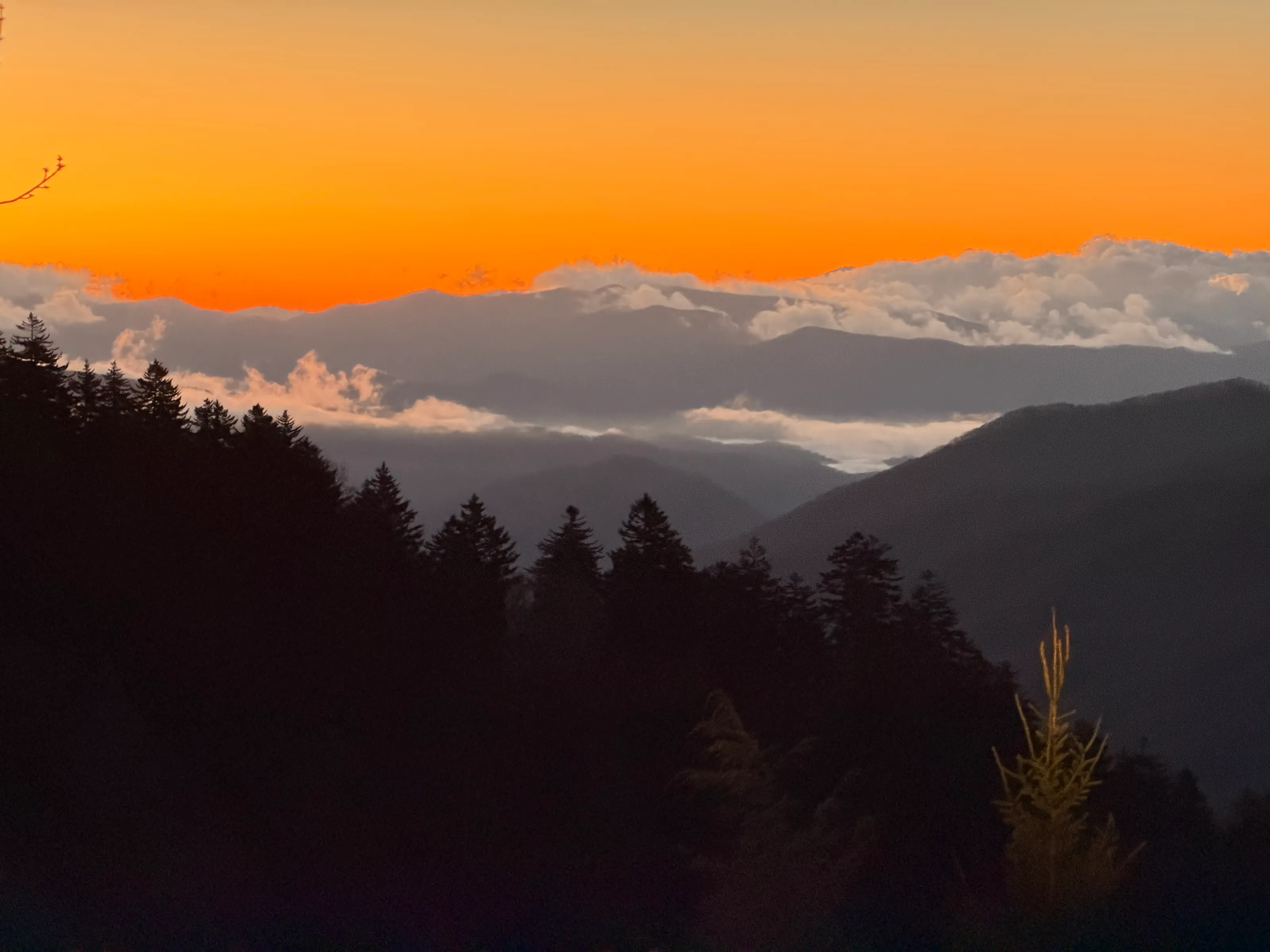 Smoky sunrise