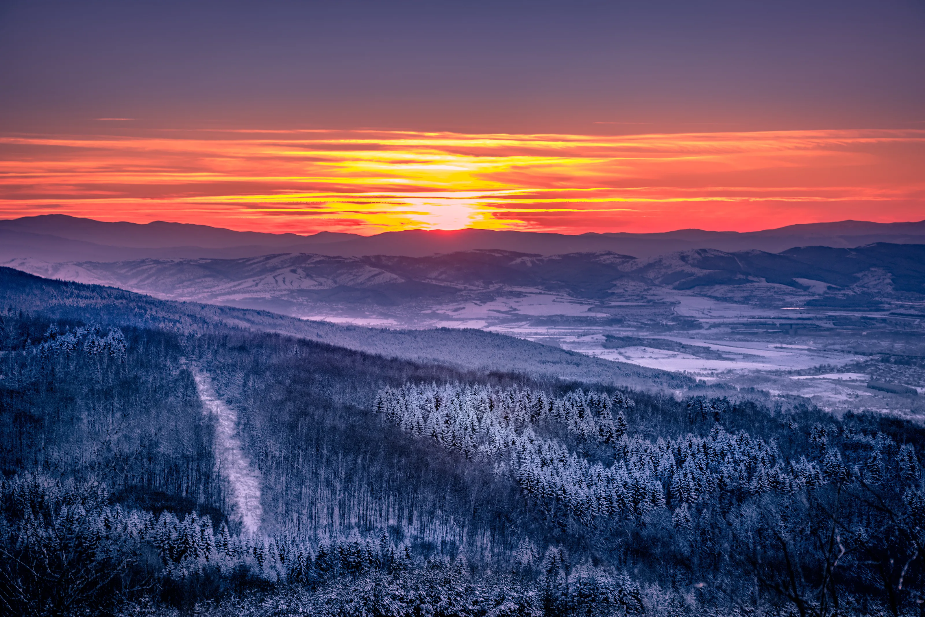 Winter Sunset