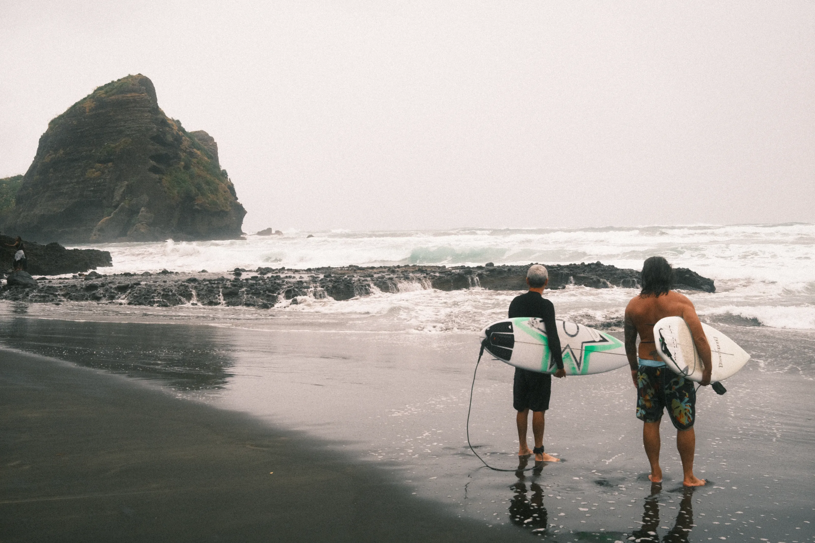 The black sands of Piha