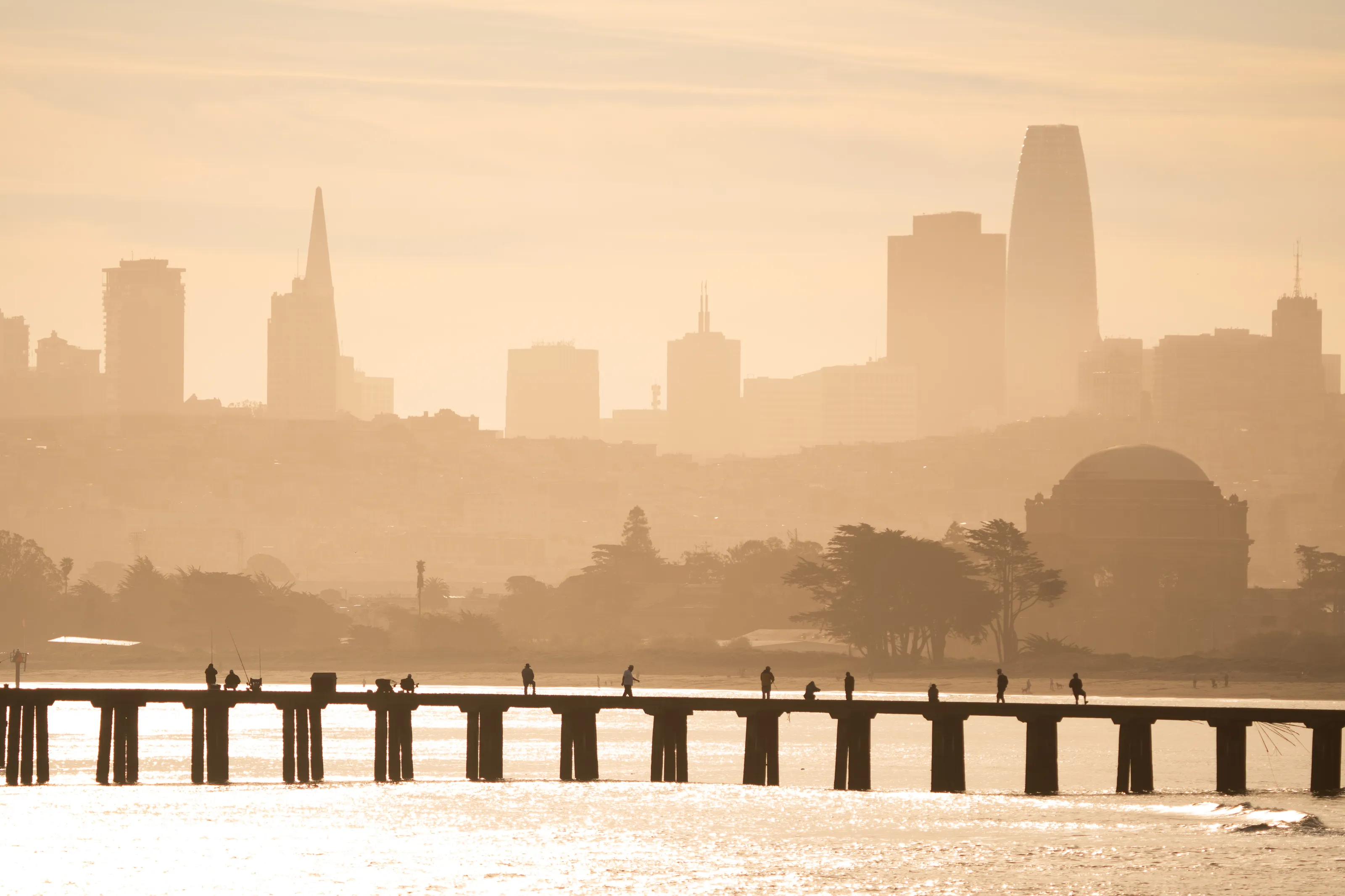San Francisco on sunrise