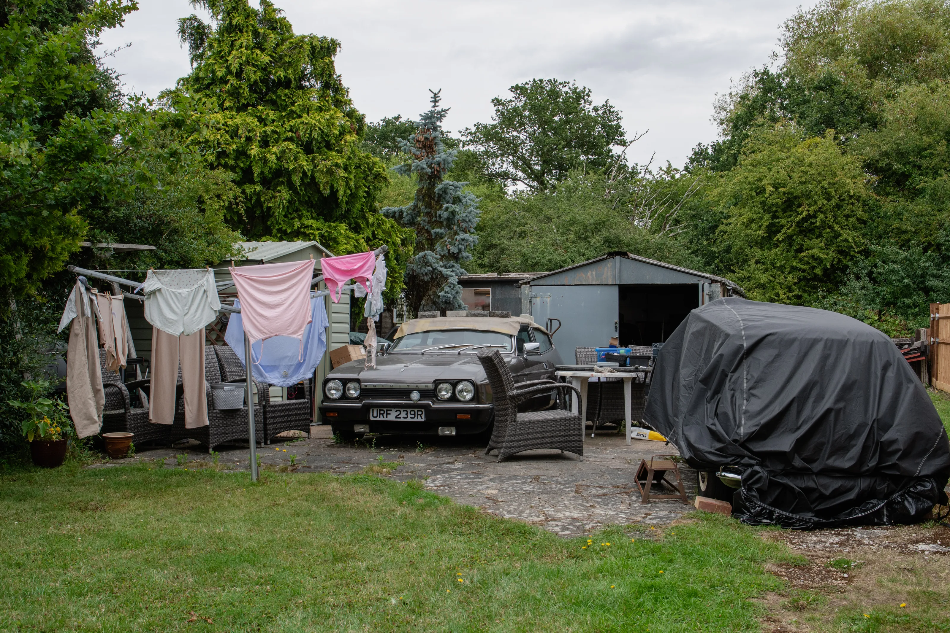 Clothes out to dry