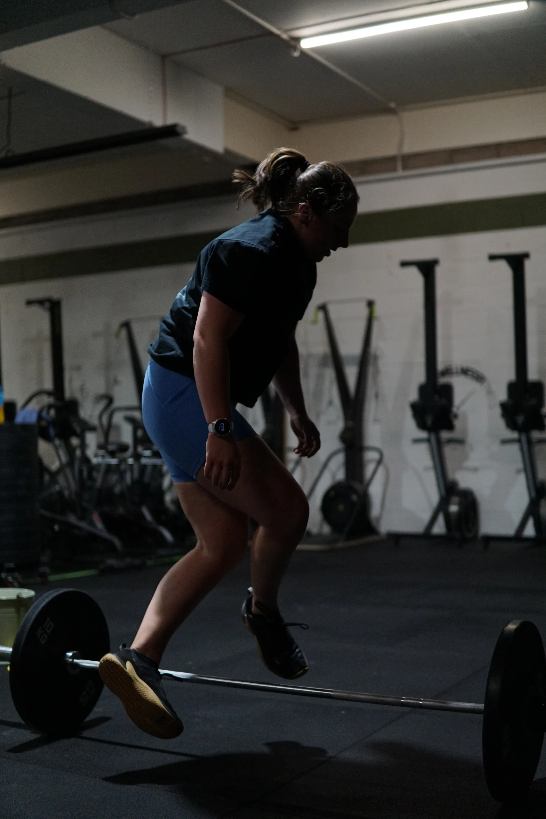 Burpee over bar