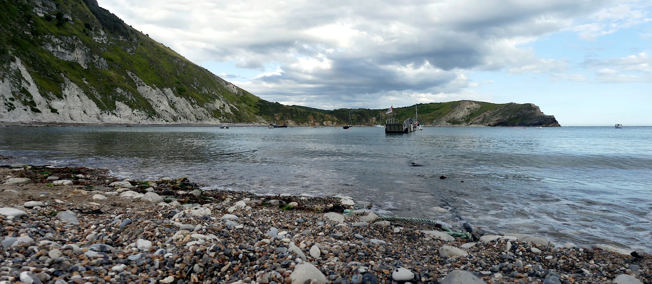 Lulworth Cove on Dorset Coast