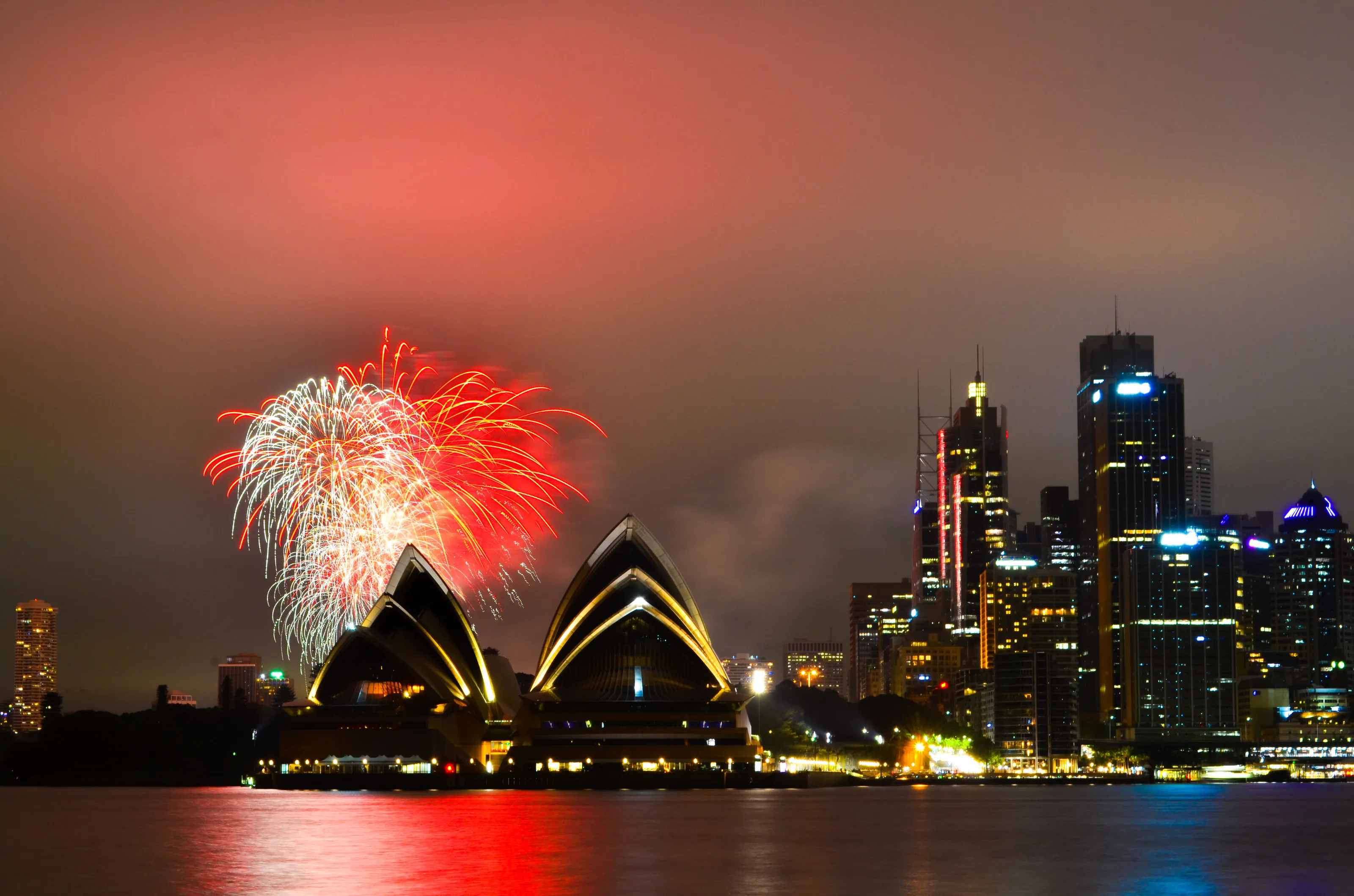 A blast over the city