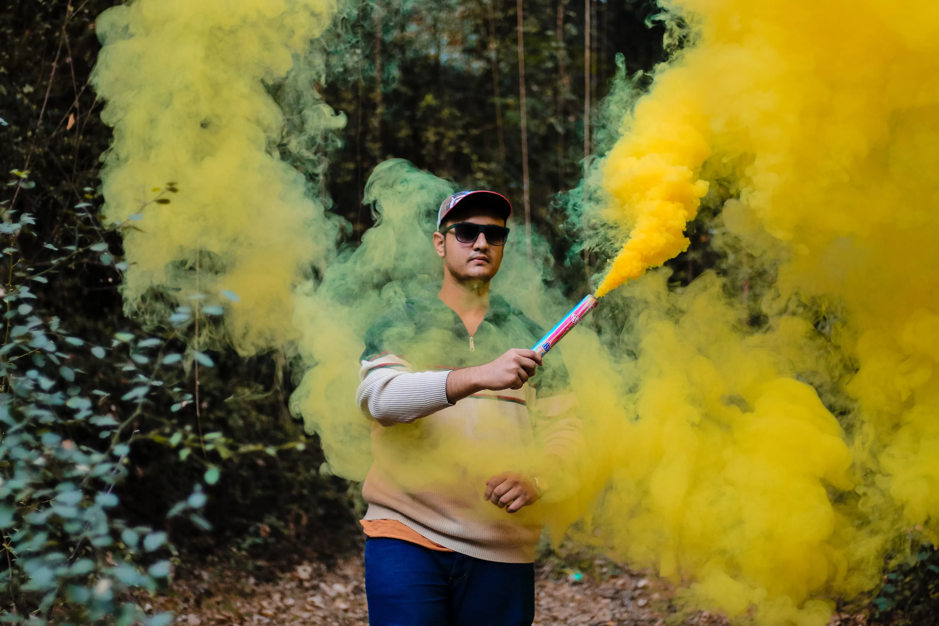 Playing with smoke