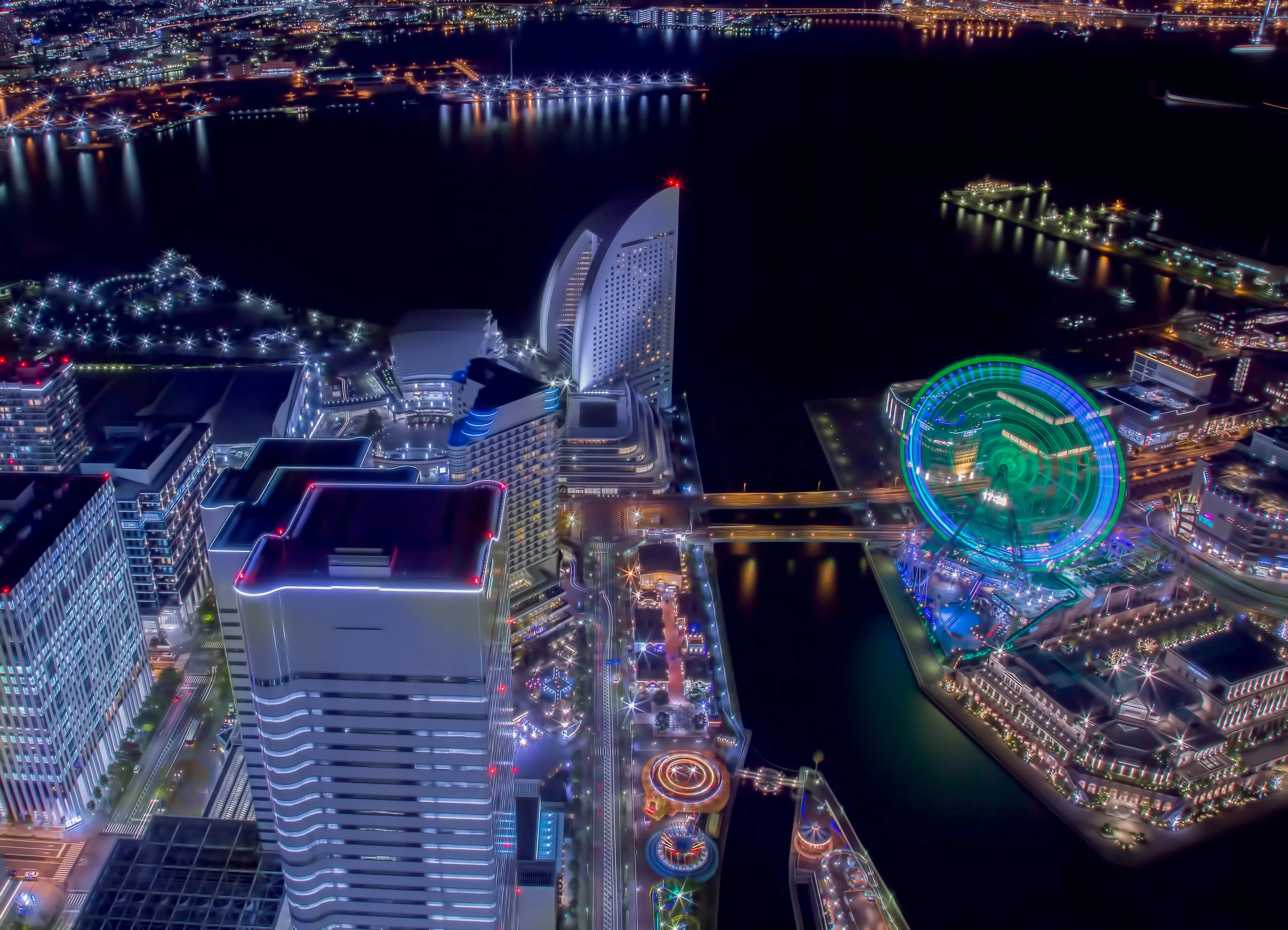 Night view of Minato Mirai