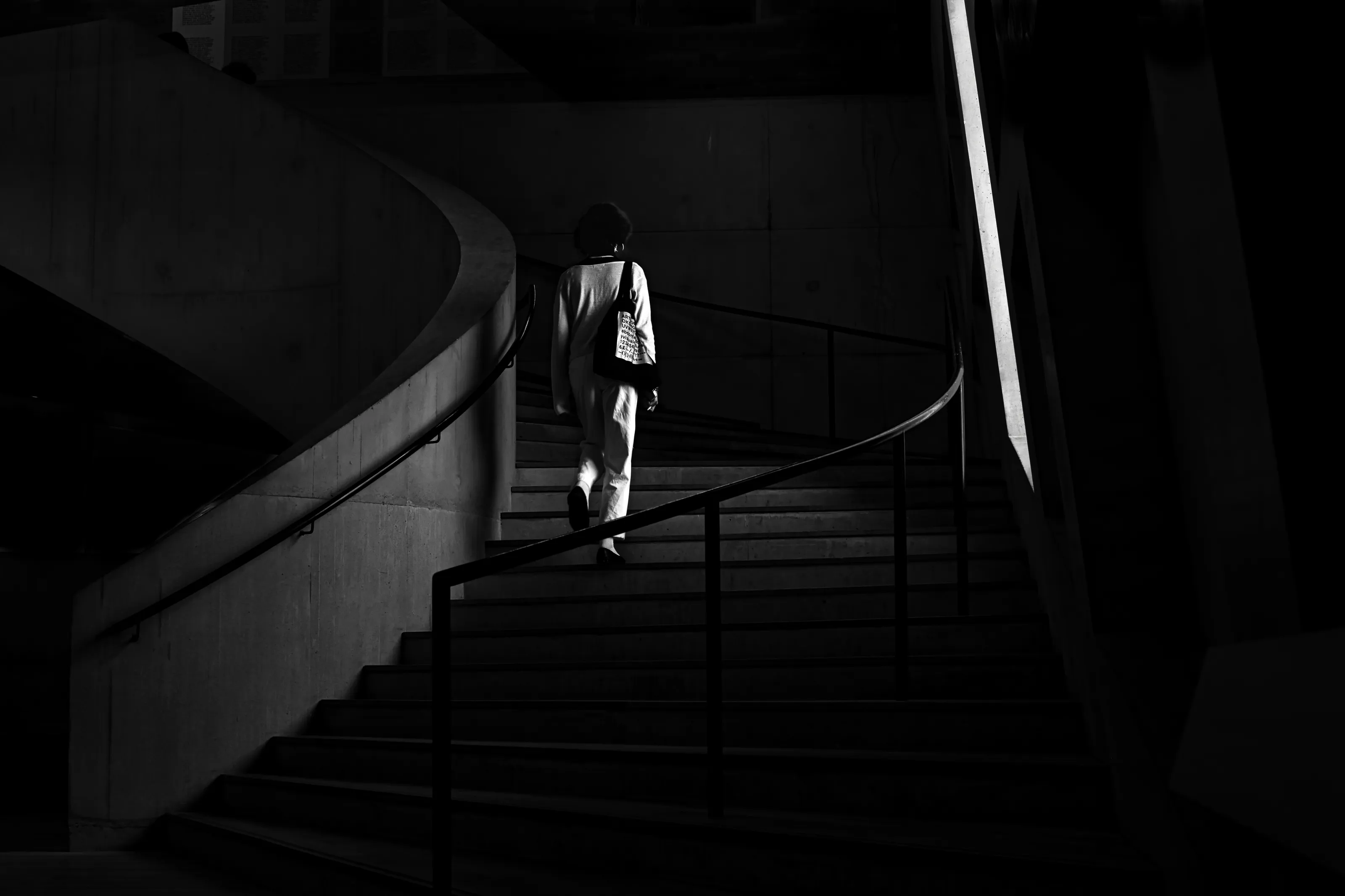 Low-Key Lighting with Strong Shadows and Contrasts