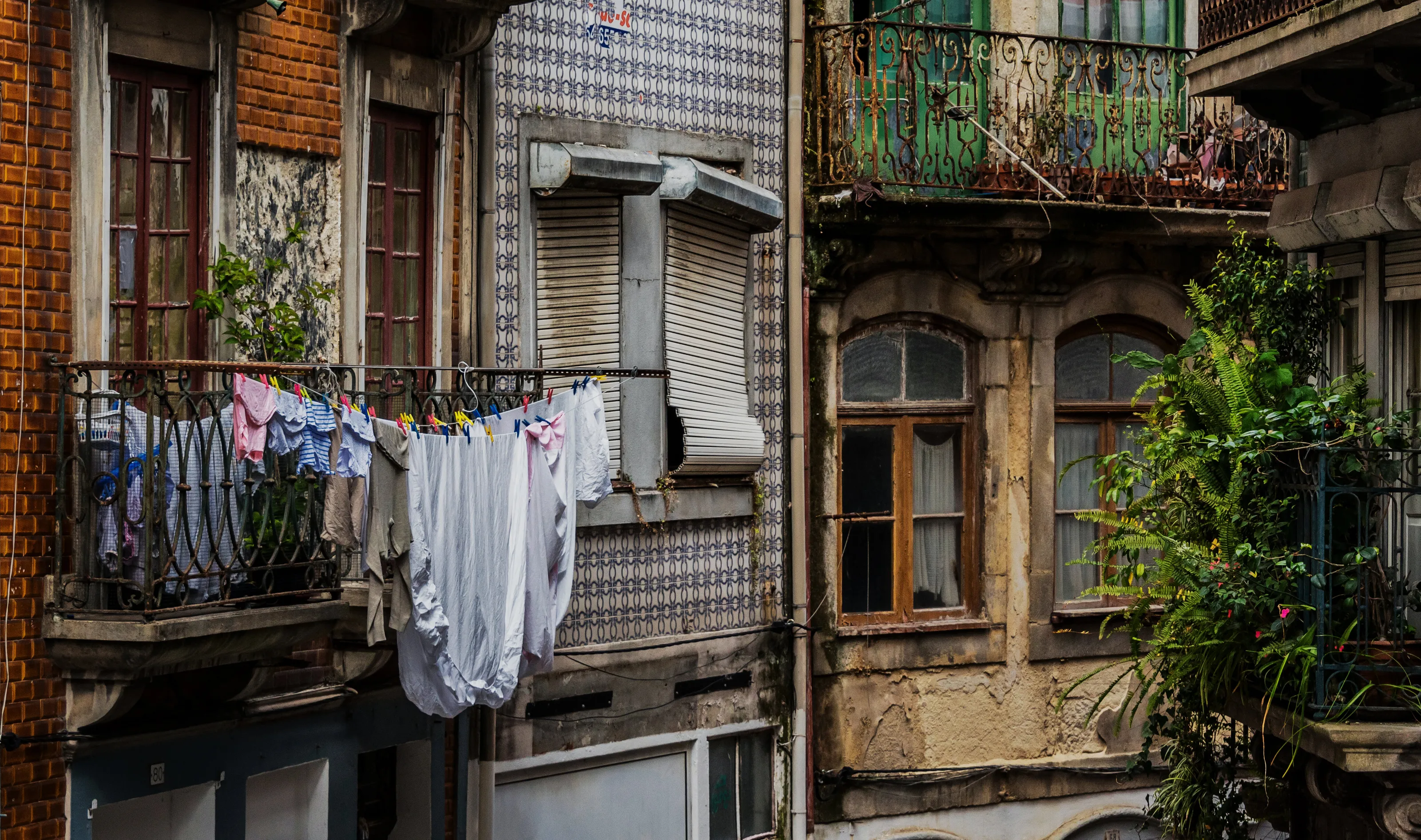 Washing Hanging Out to Dry