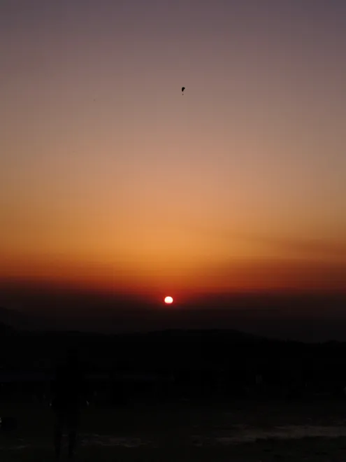 Sunset in bir