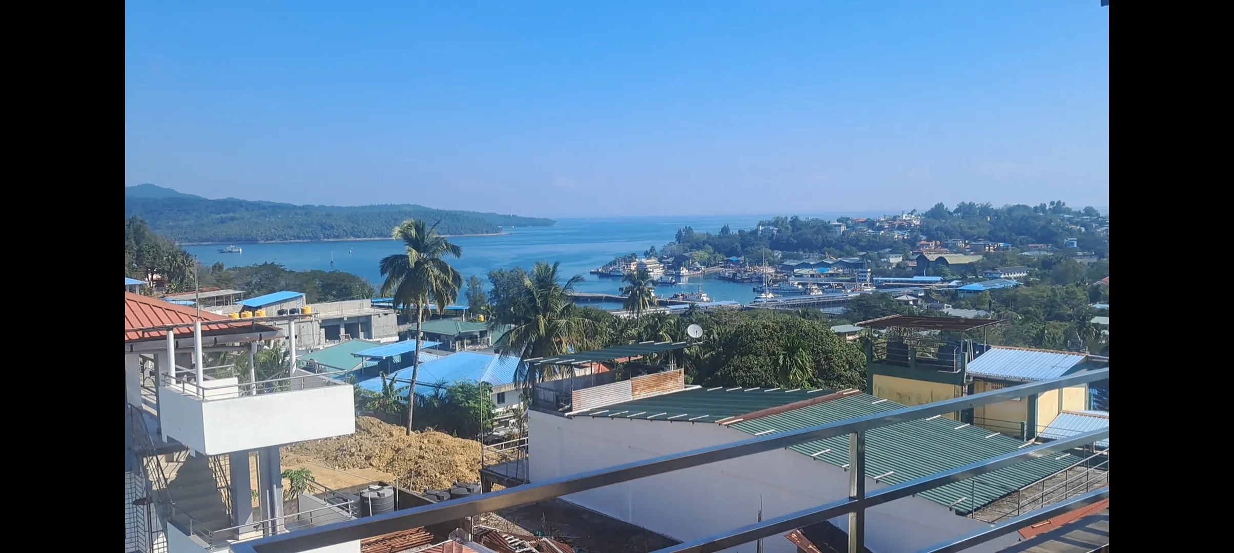 Landscape view of Port Blair