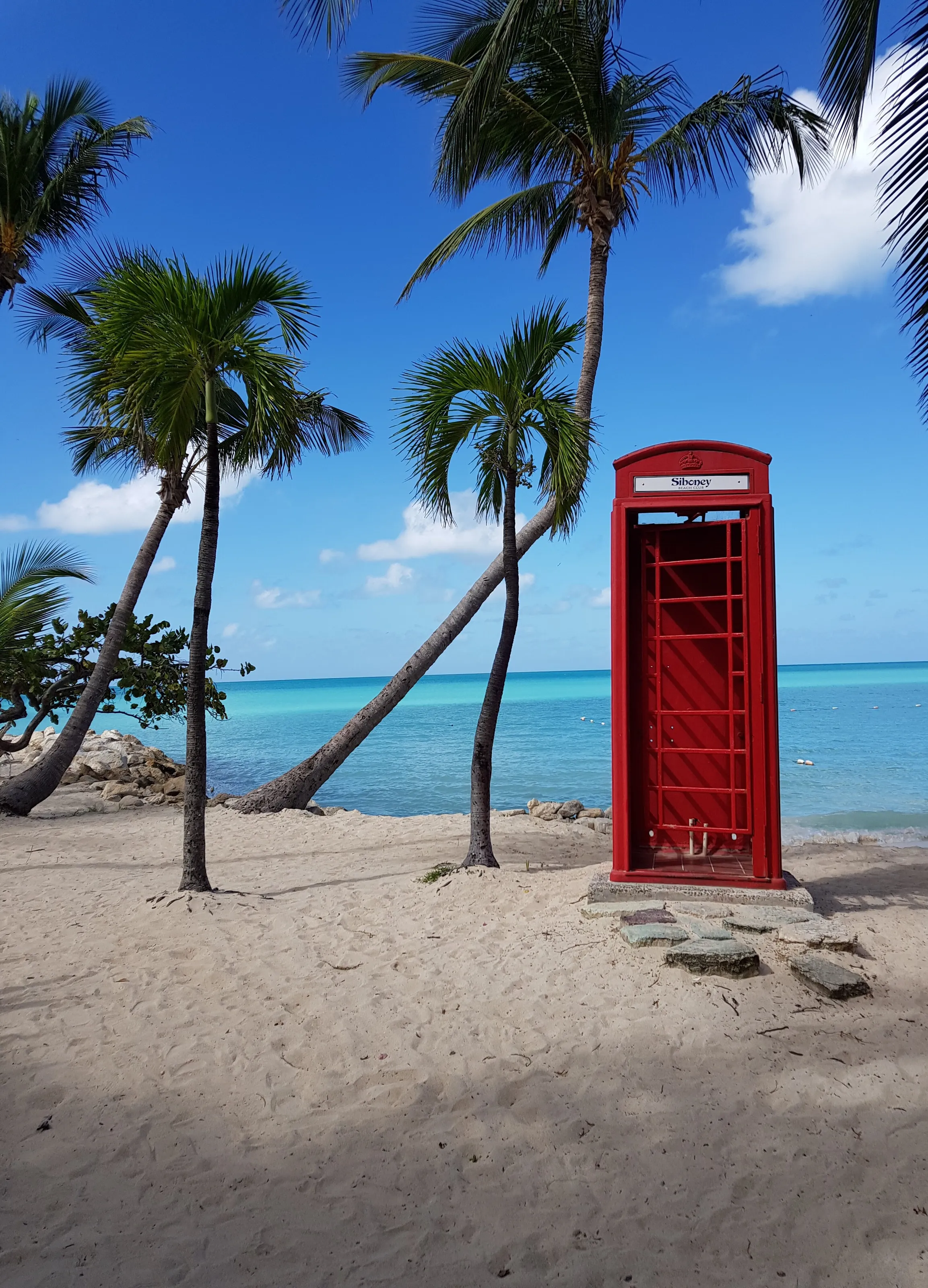 Antiguas phone box