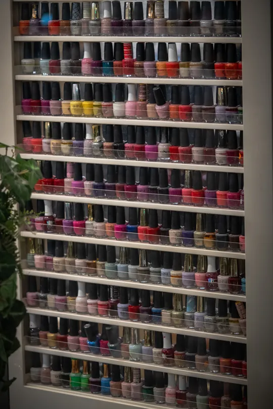 Nail Polish Display Wall